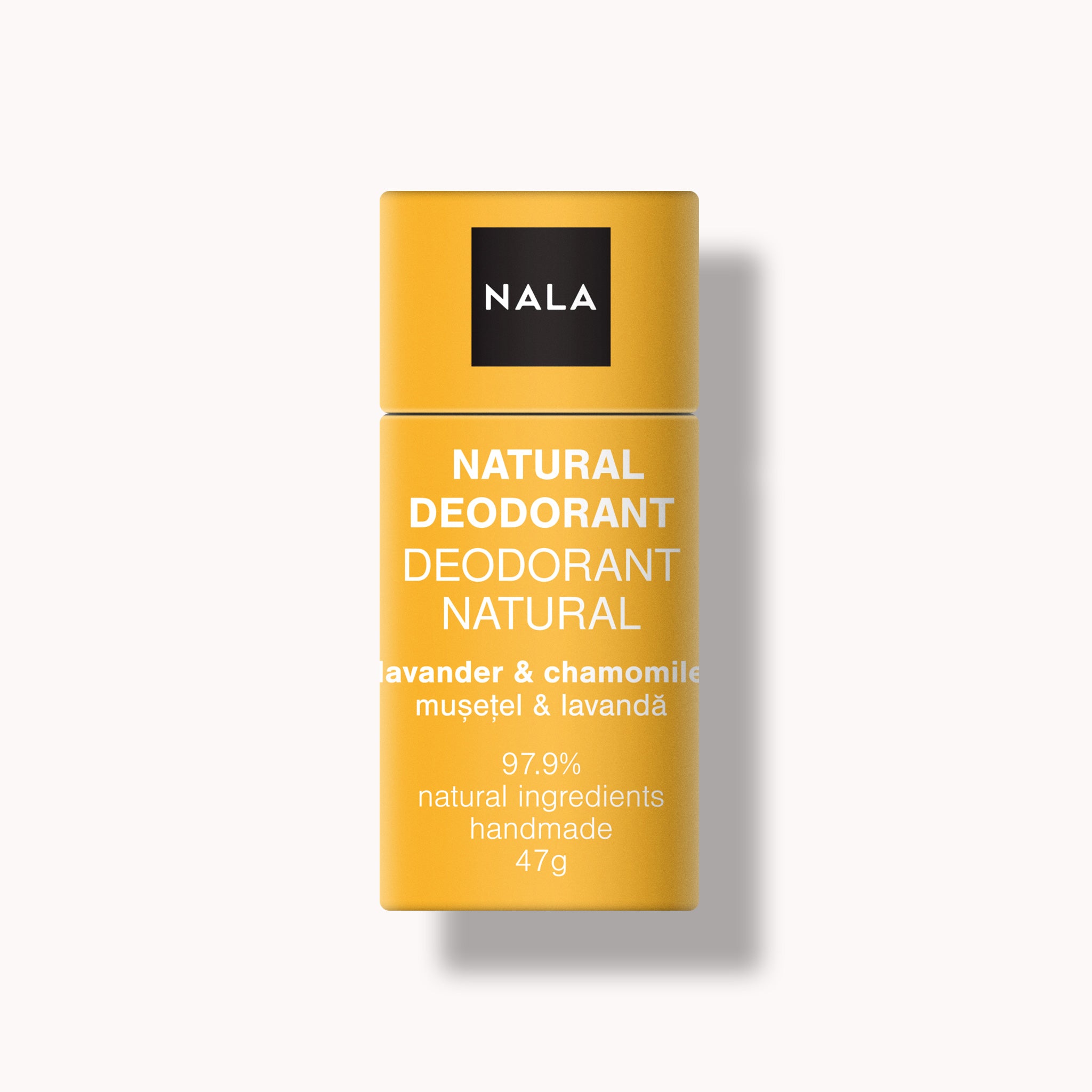 Desodorante Natural en Barra – Manzanilla y Lavanda