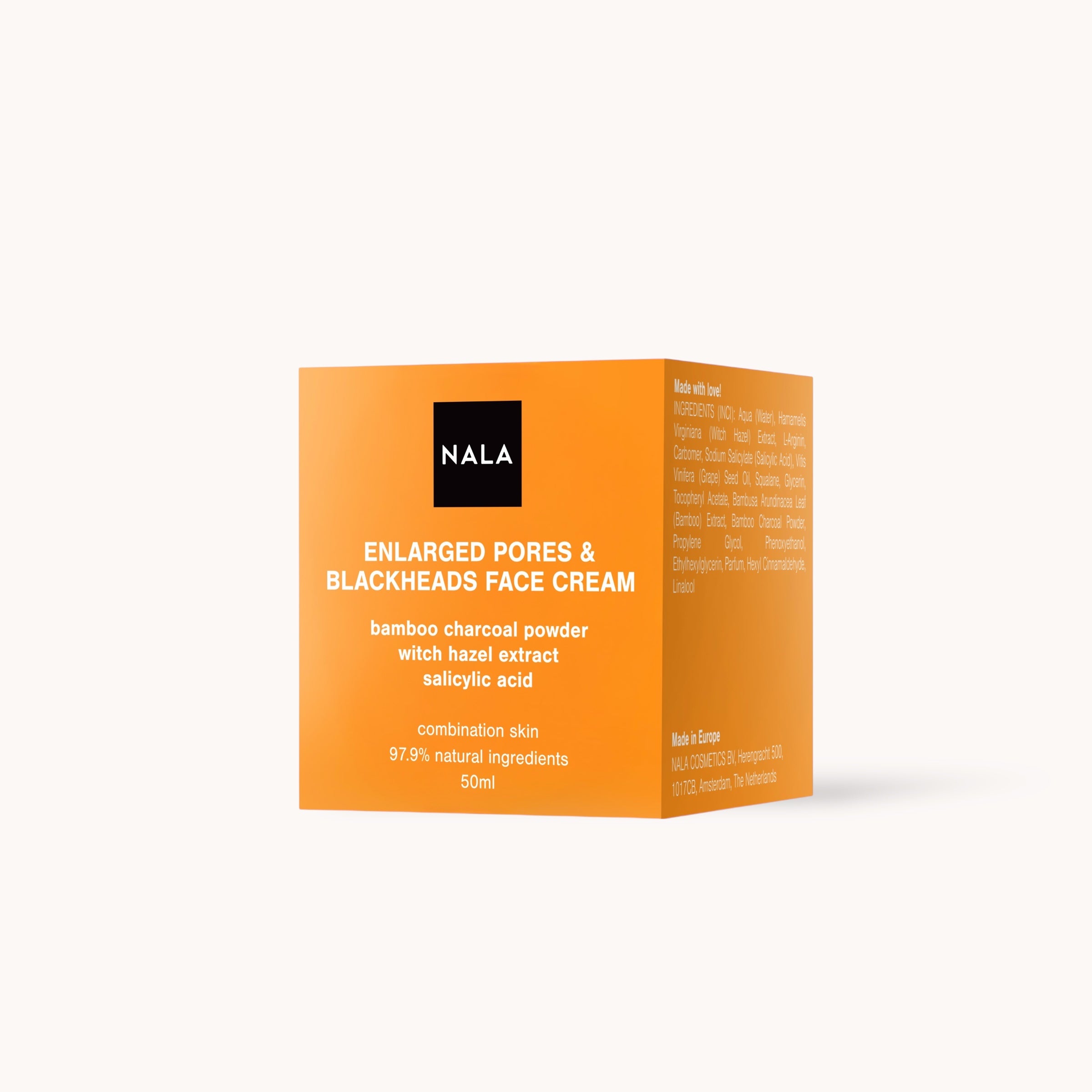 Crema Poros Dilatados & Puntos Negros – Piel Mixta – Carbón de Bambú, Ácido Salicílico y Extracto de Hamamelis