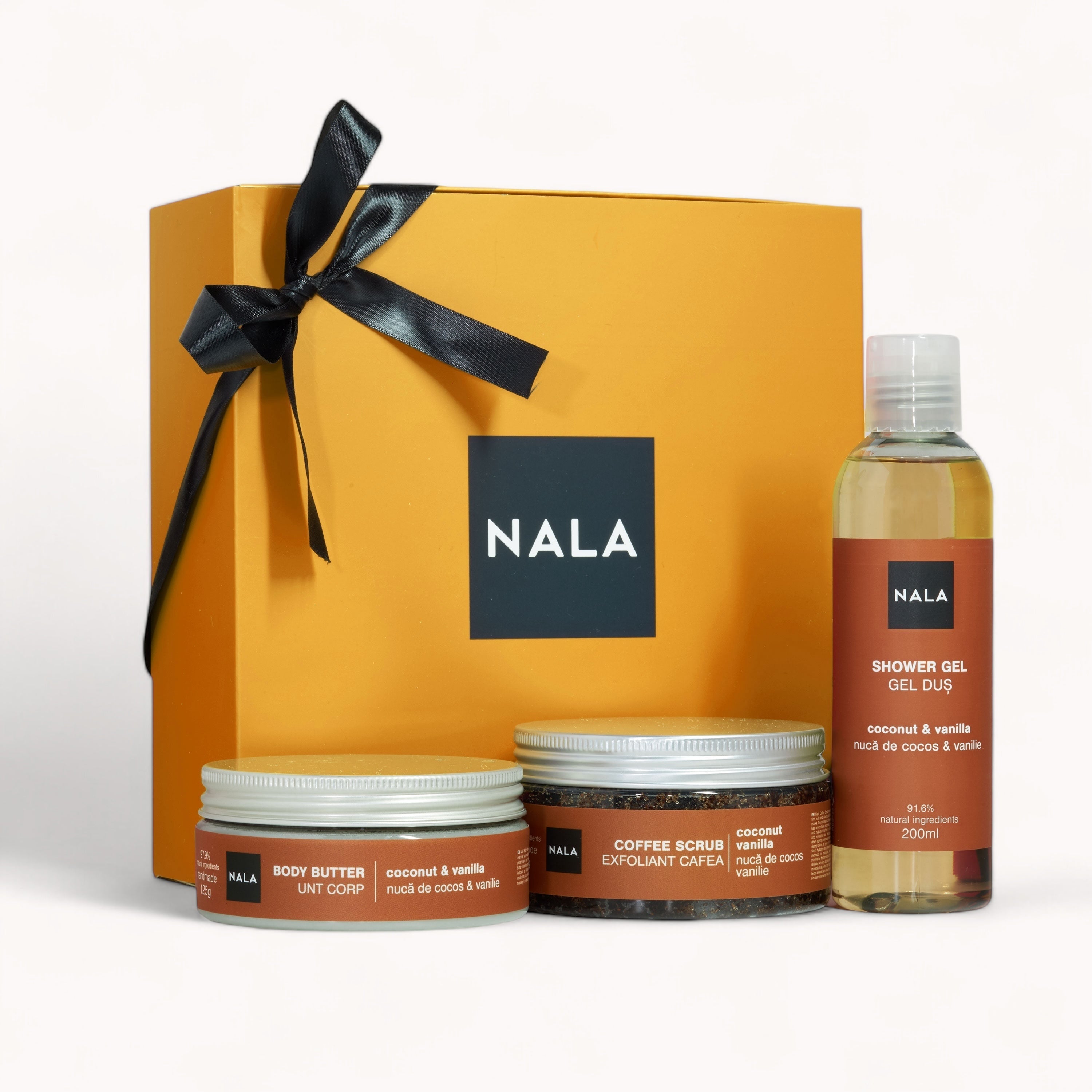 Set Regalo Hidratación y Exfoliación Piel Seca – Coco y Vainilla (Manteca)