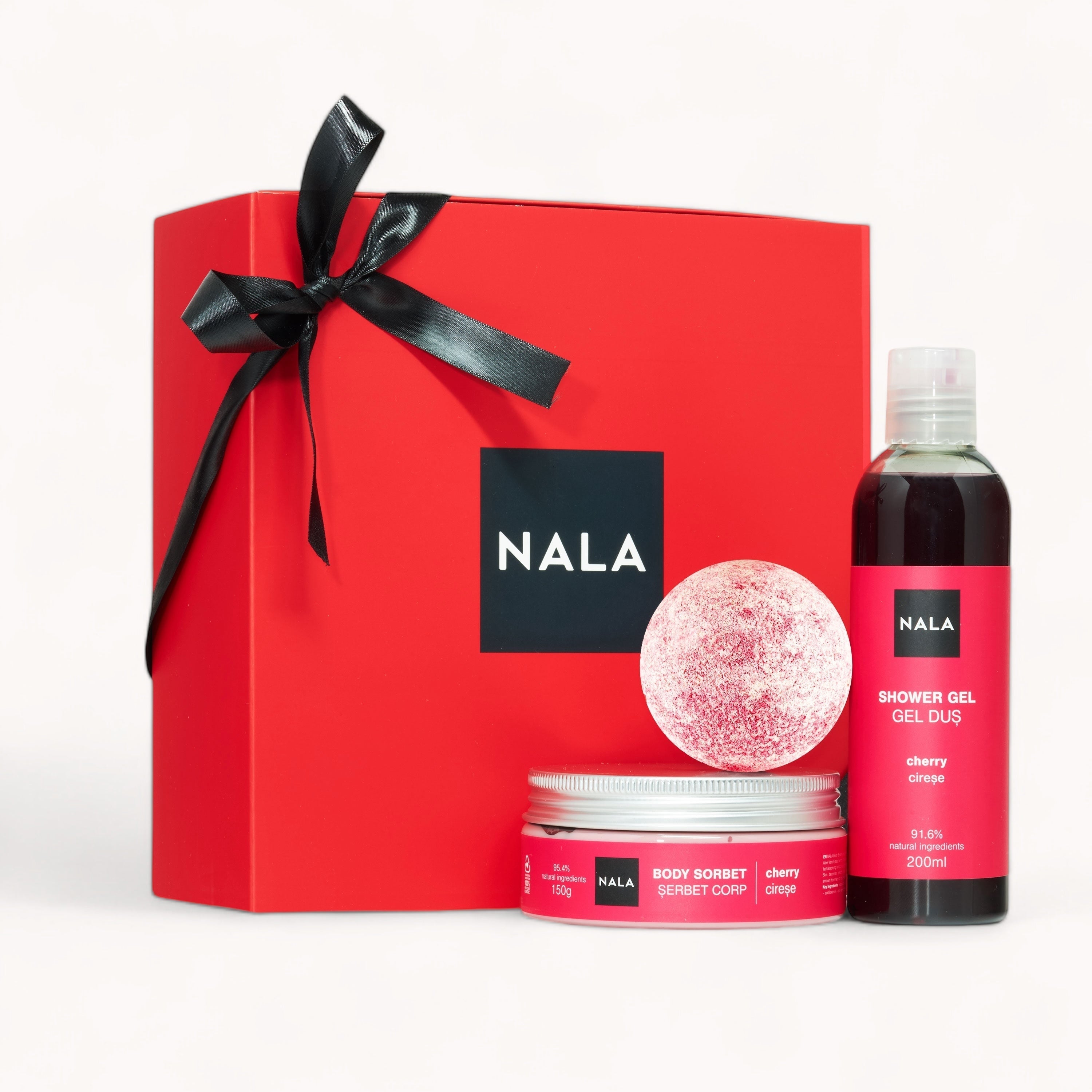 Set de REGALO Baño & Hidratación – Cereza (Sorbete)