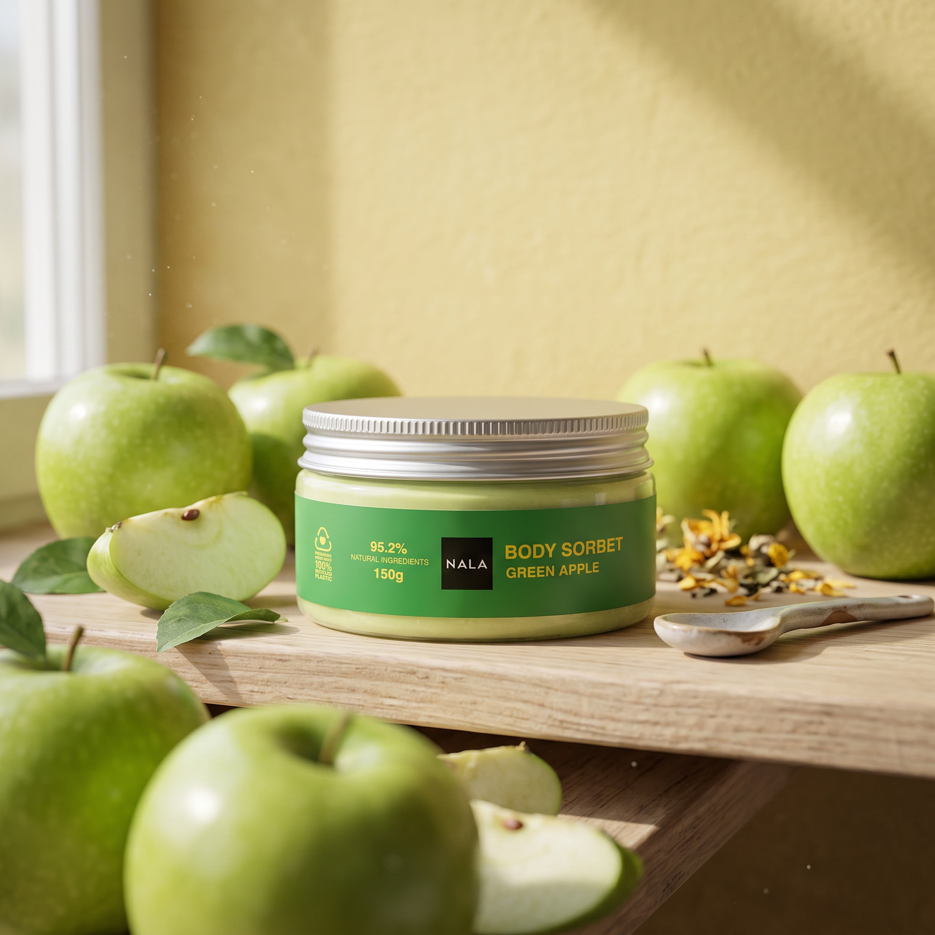 Sorbete Corporal - Manzana Verde