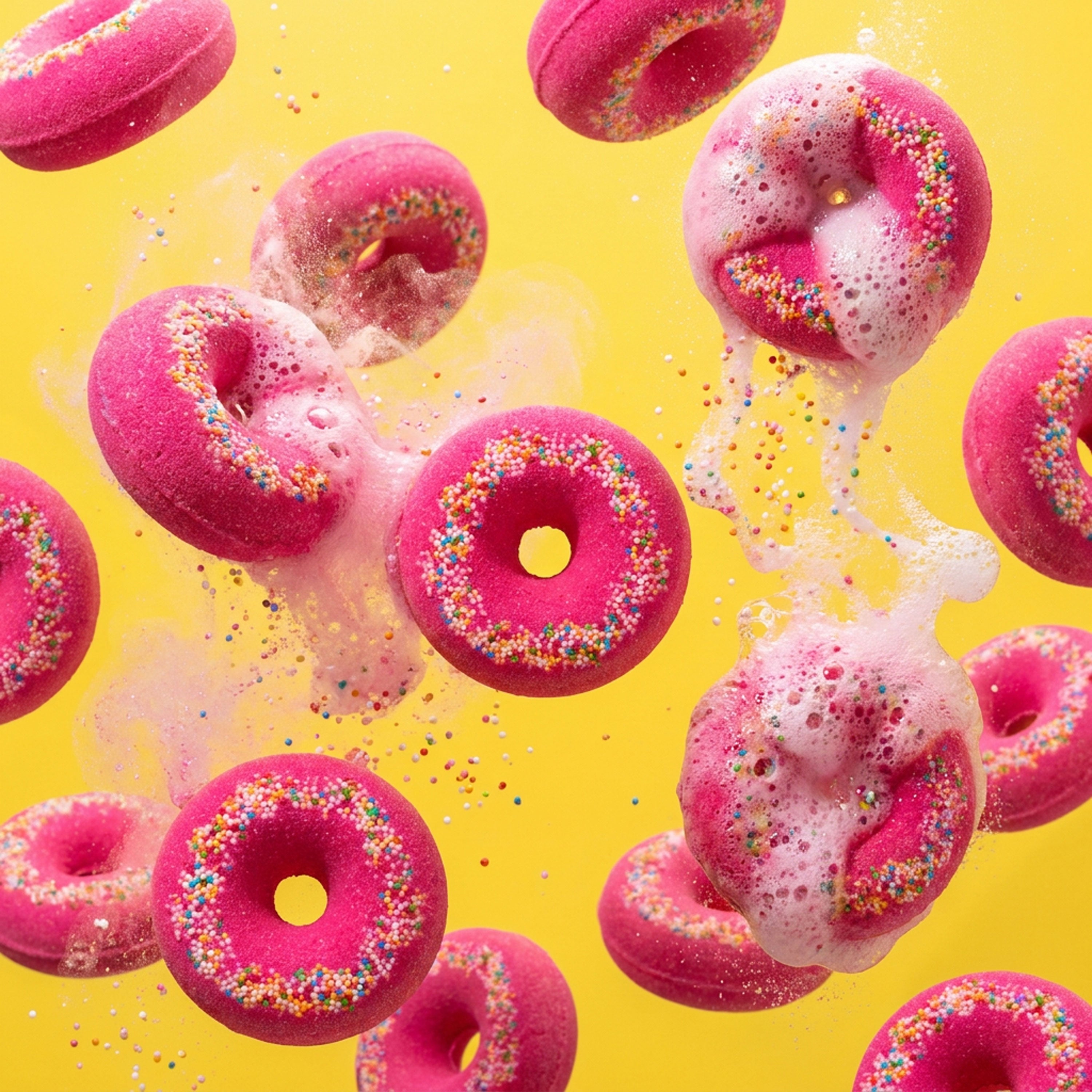 Bomba de Baño Efervescente Donut - Frambuesa