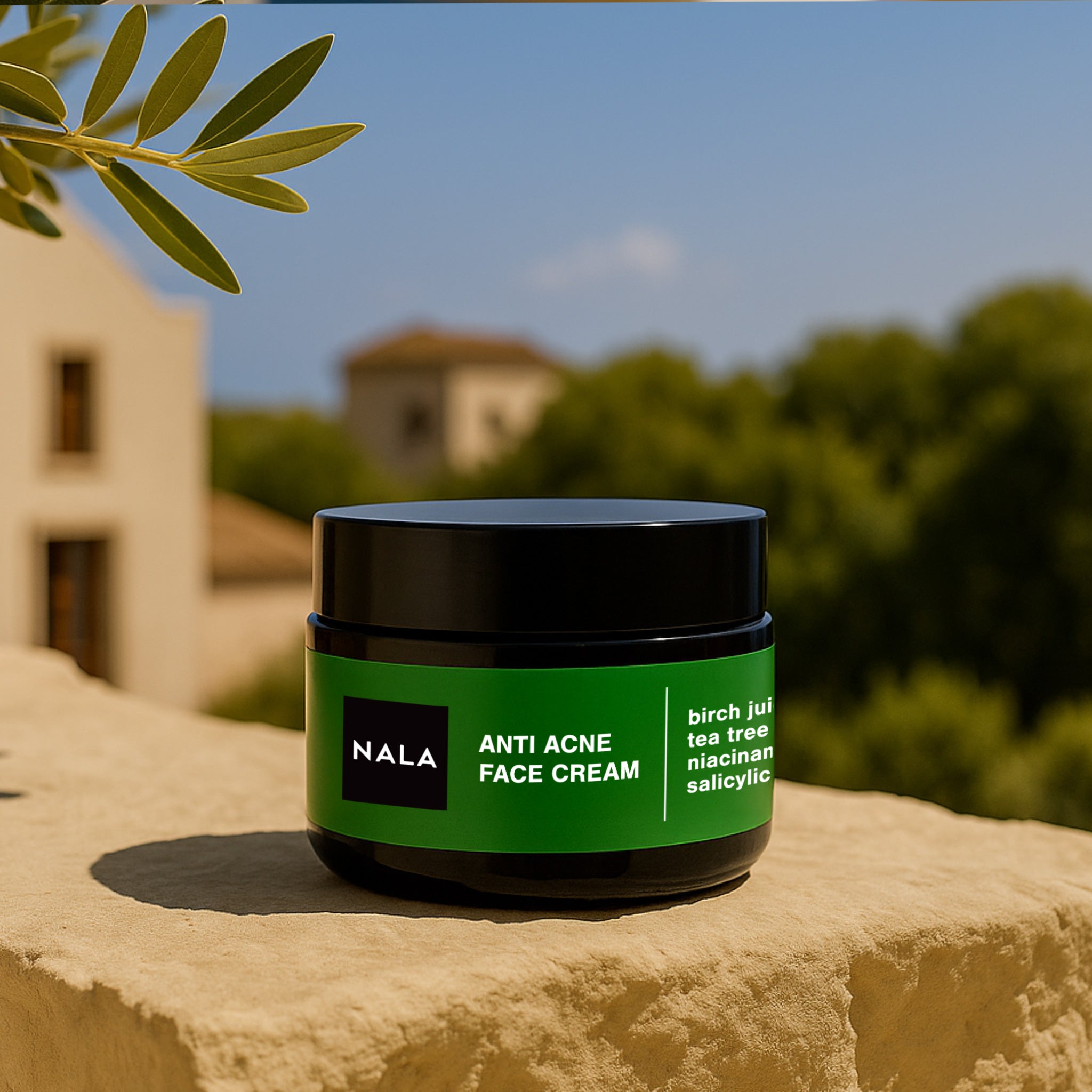 Crema Antiacné – Niacinamida, Ácido Salicílico, Savia de Abedul y Aceite de Árbol de Té