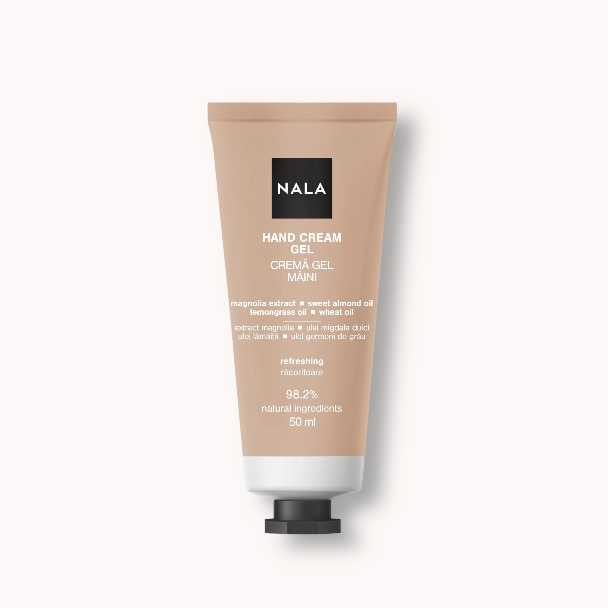 Gel Crema de Manos - Menta, Hierba Limón, Aceite de Germen de Trigo