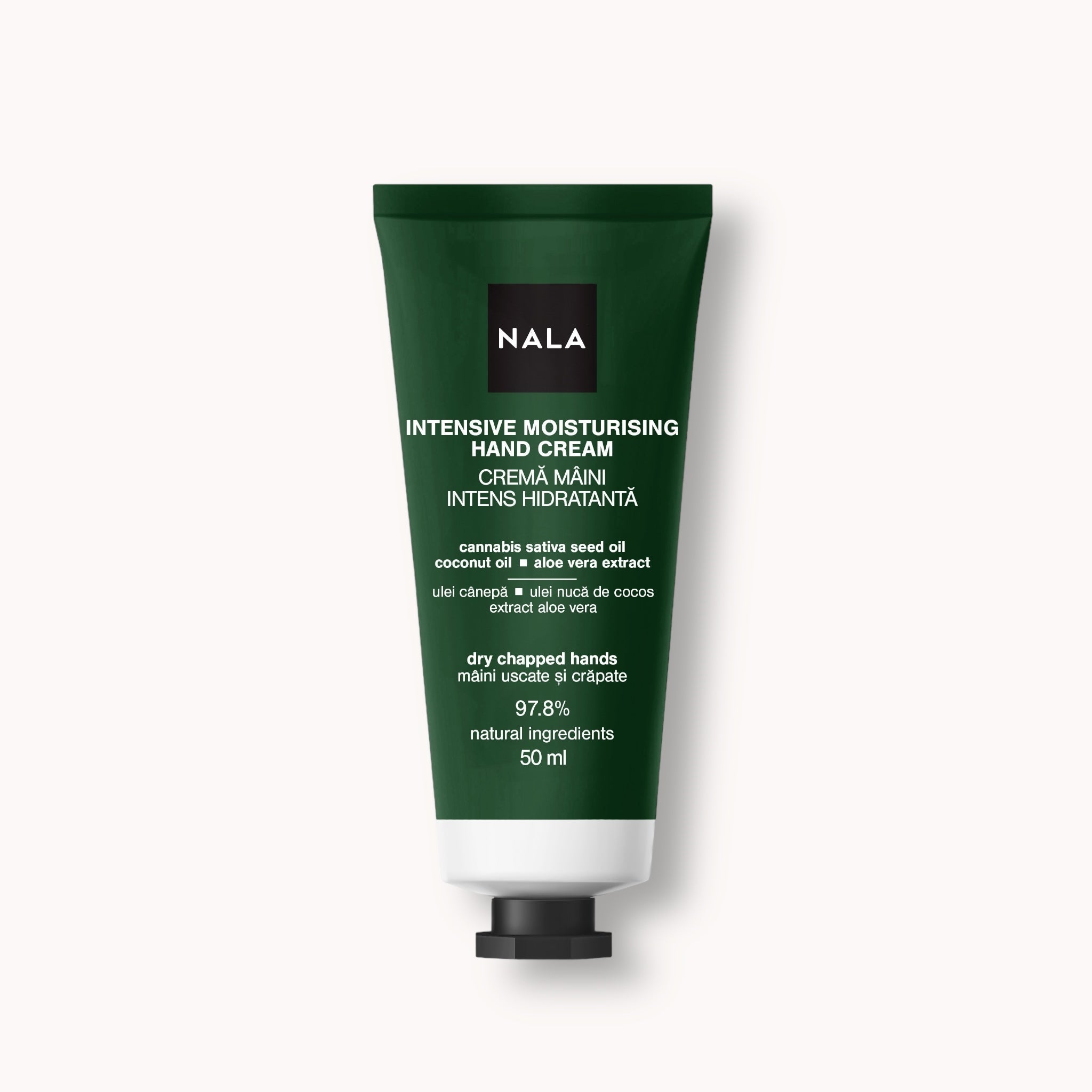 Crema de manos hidratante intensiva - Aceite de cáñamo
