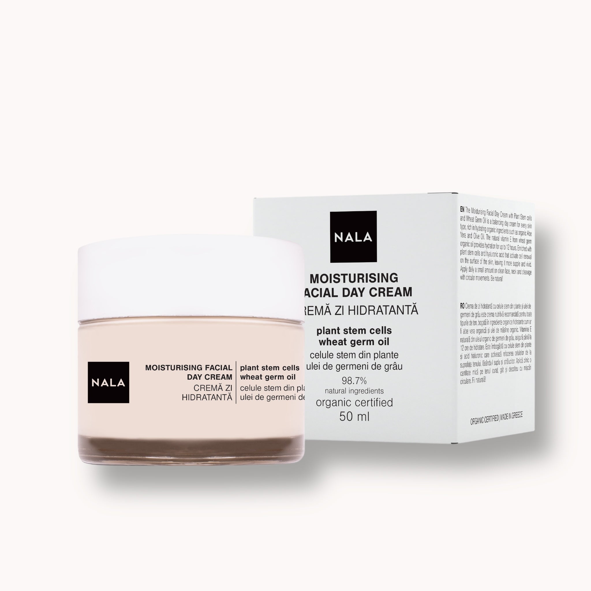 Crema facial - Piel mixta - Células madre y aceite de germen de trigo