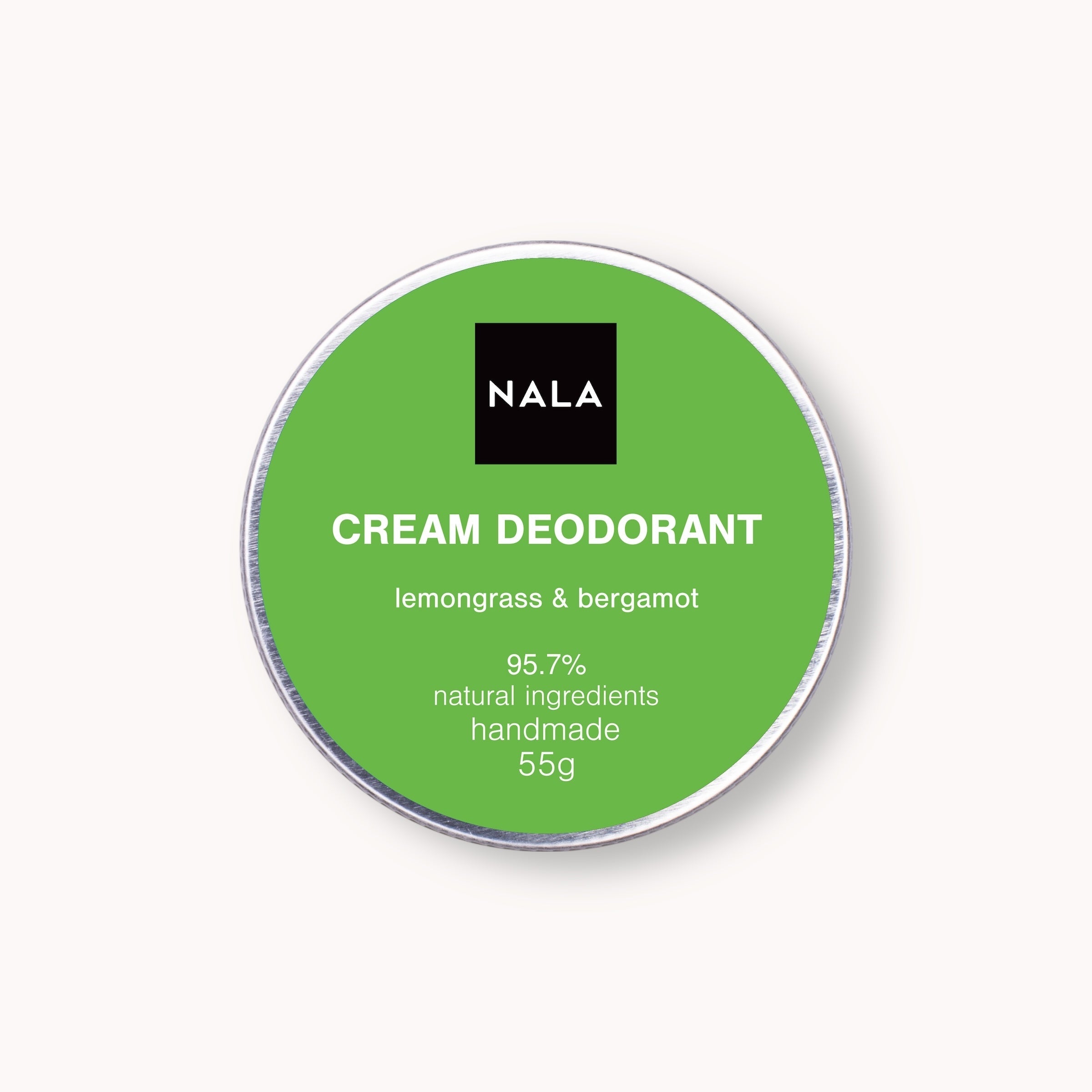 Desodorante en crema - Bergamota y Citronela