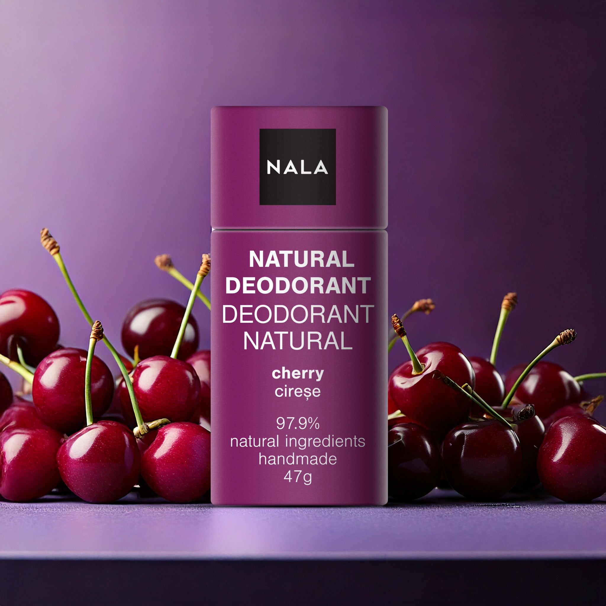 Desodorante Natural en Barra – Cereza