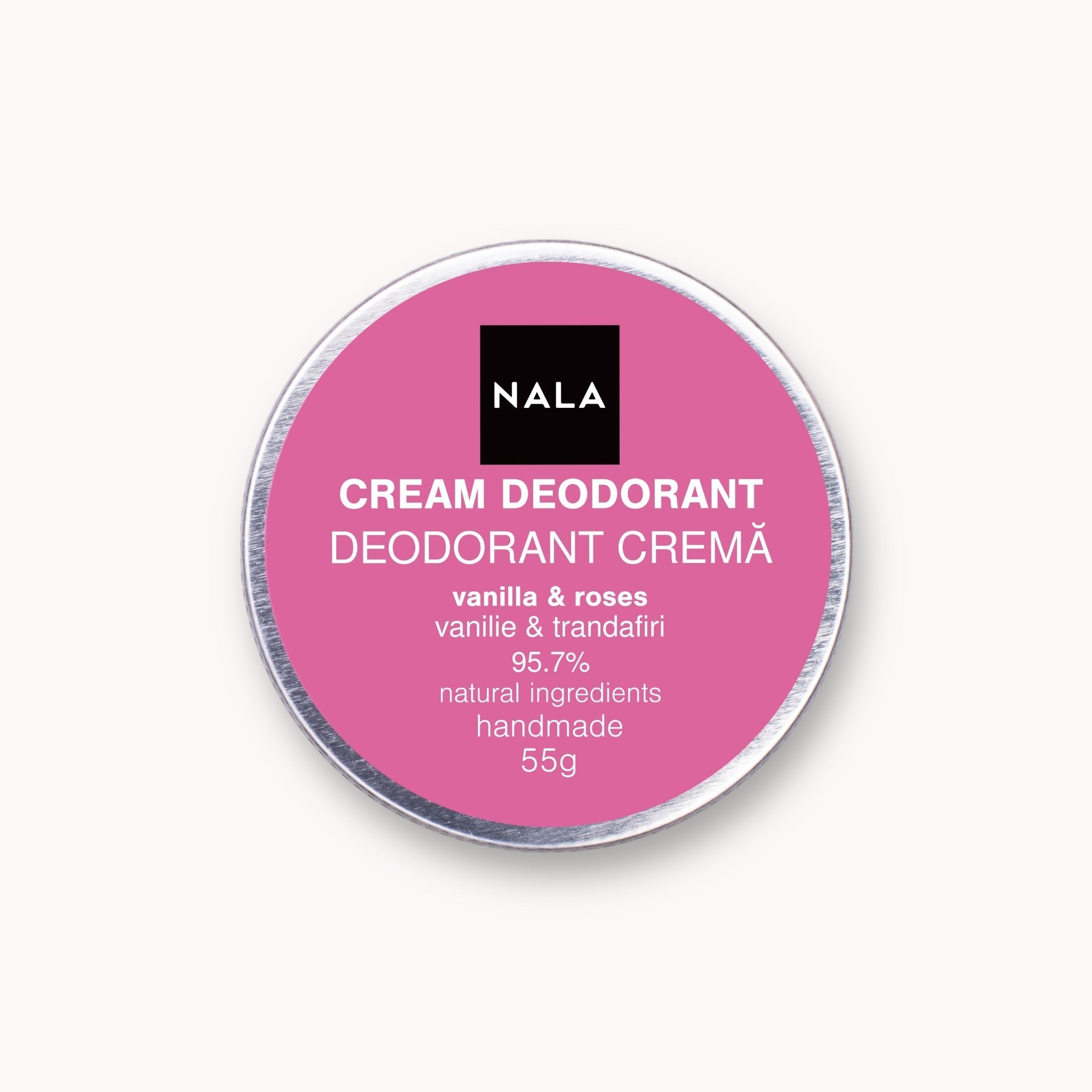 Desodorante en crema - Vainilla y Rosas