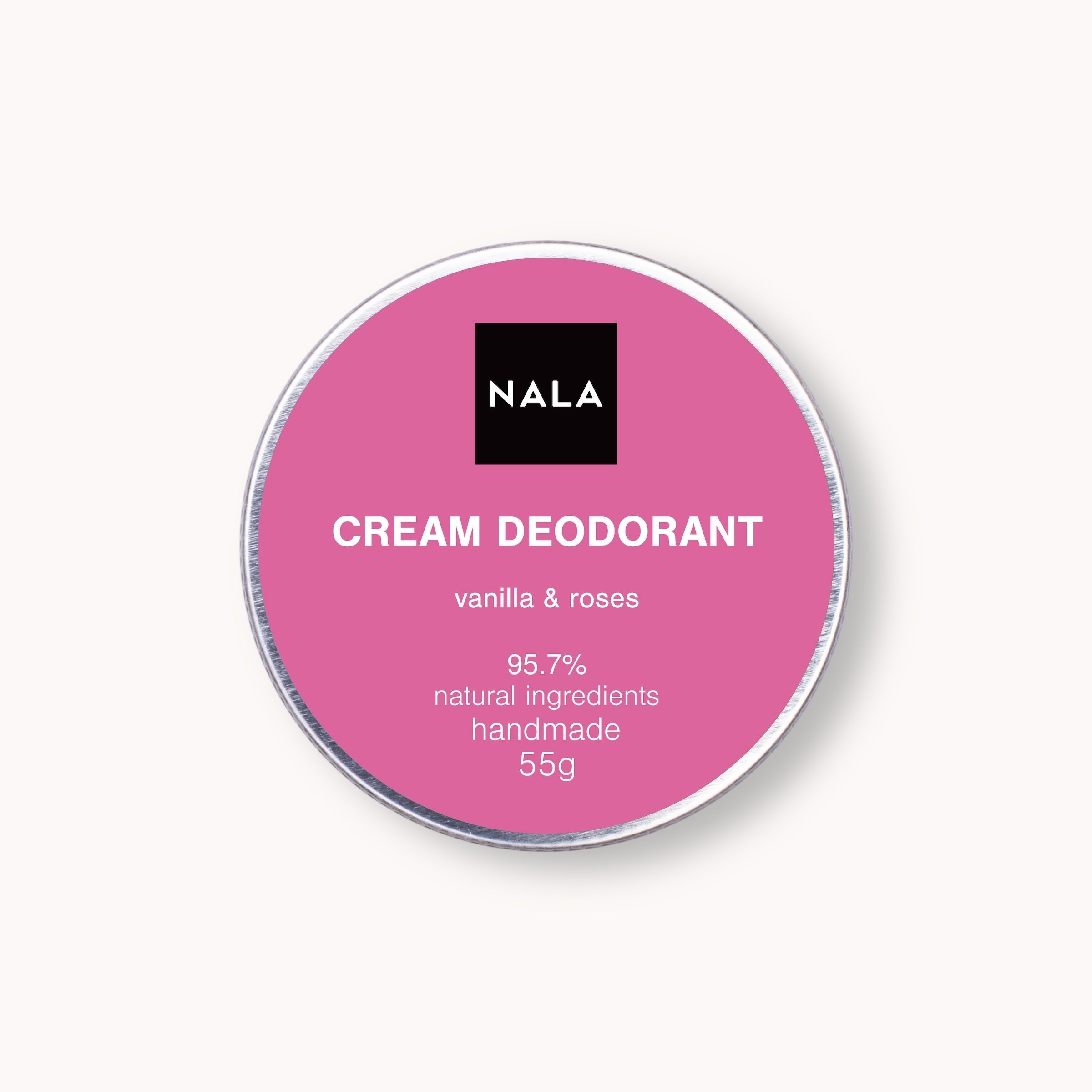 Desodorante en crema - Vainilla y Rosas