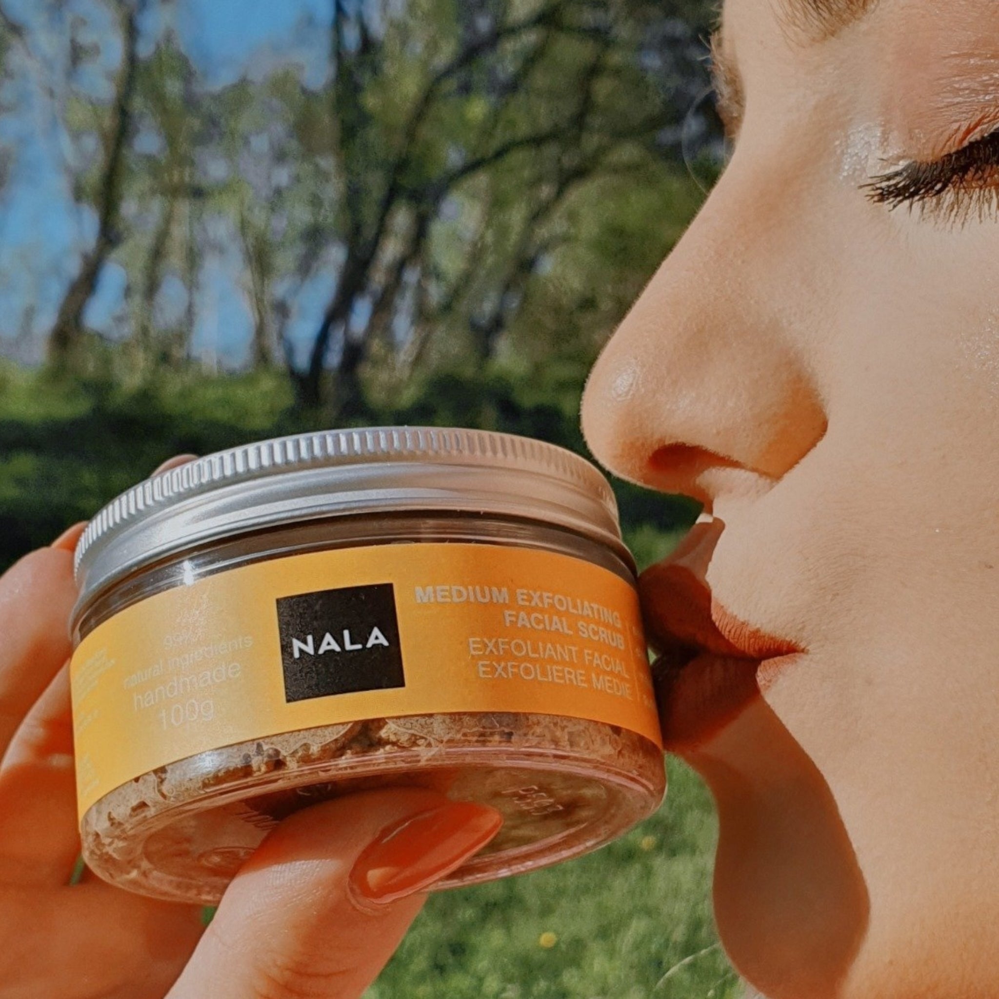 Exfoliante Facial Medio - Harina de Maíz y Canela