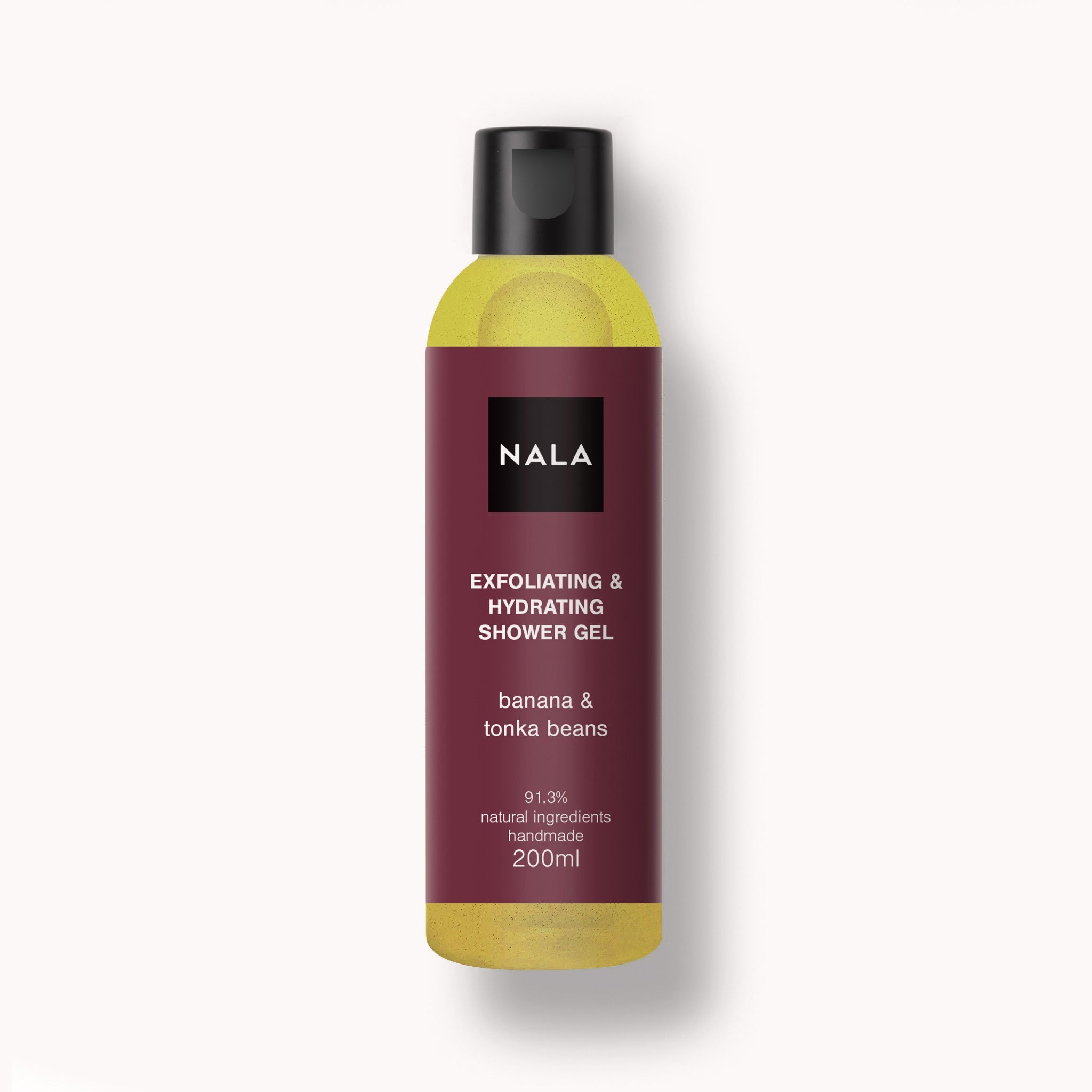Gel de Ducha Exfoliante Hidratante - Plátano & Haba Tonka