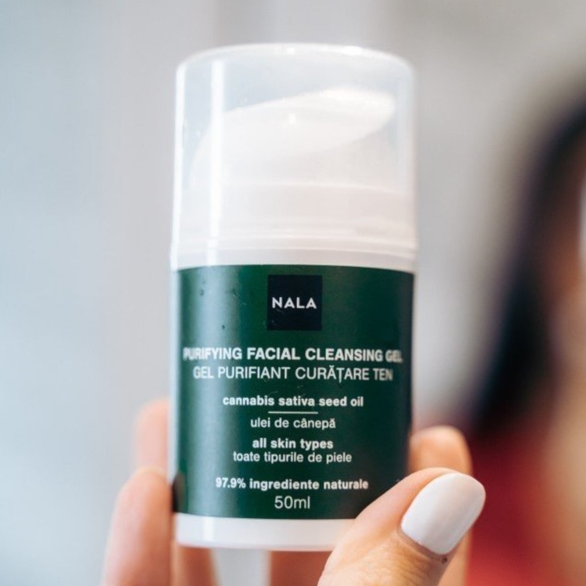 Gel limpiador facial purificante