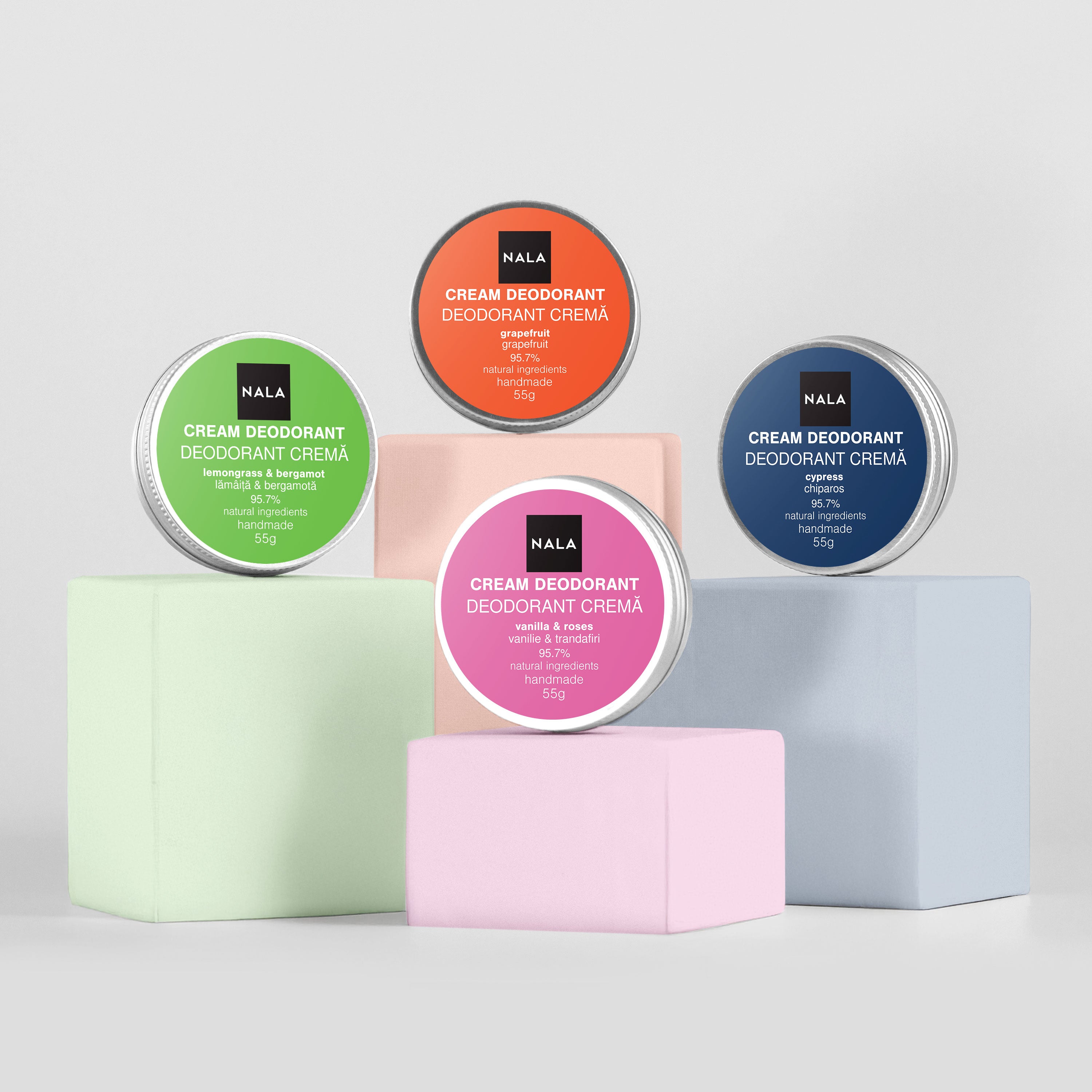 Pack de 4 Desodorantes Naturales – Fresh Start