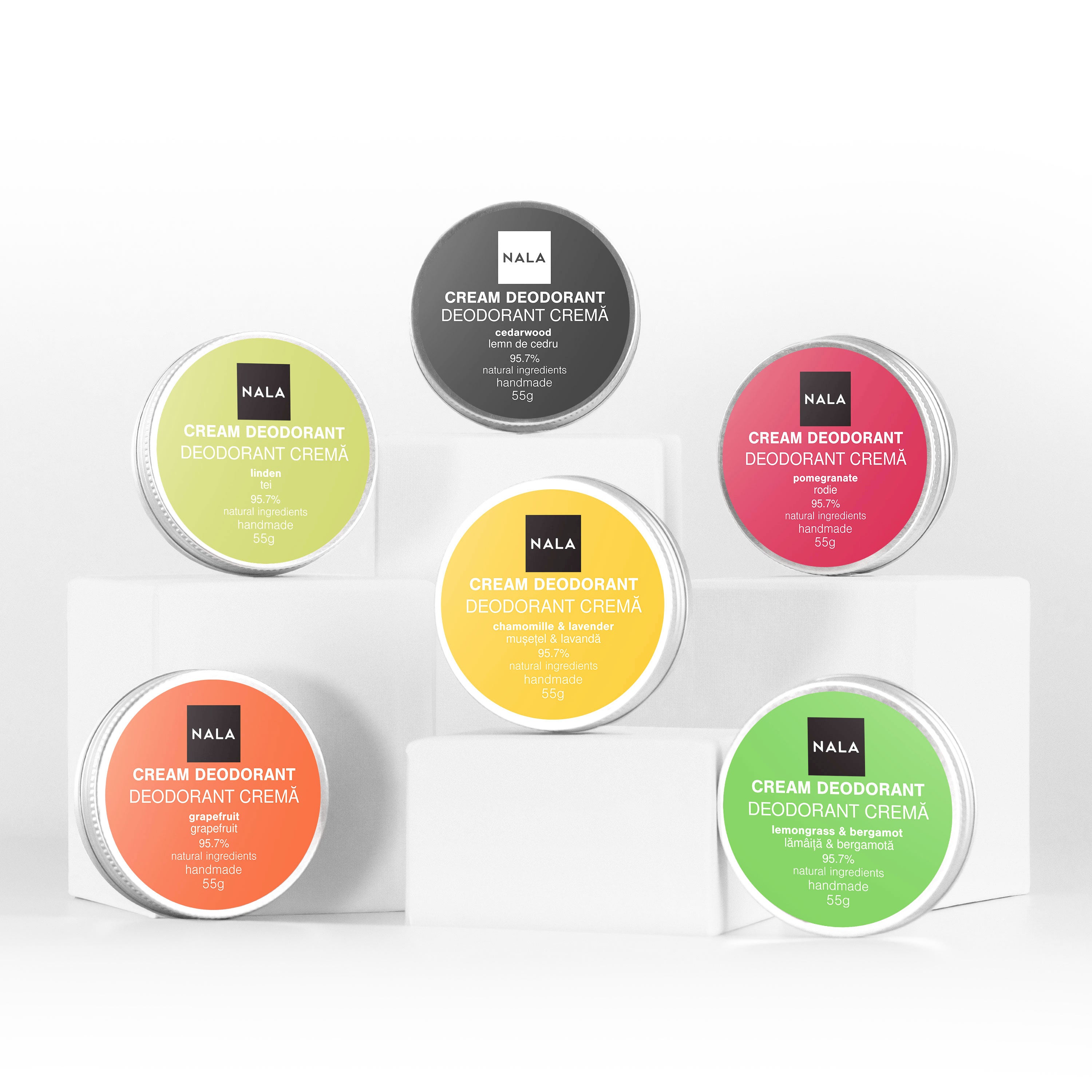 Pack de 6 Desodorantes Naturales – Sin Preocupaciones