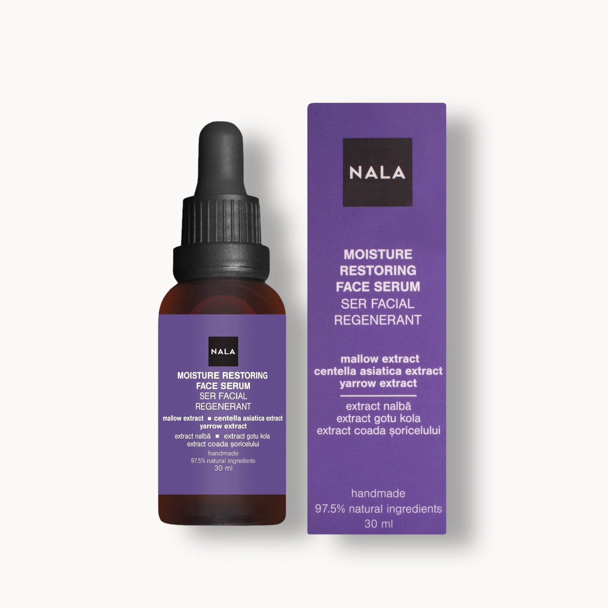 Serum Facial Hidratante - Extracto de Malva y Gotu Kola
