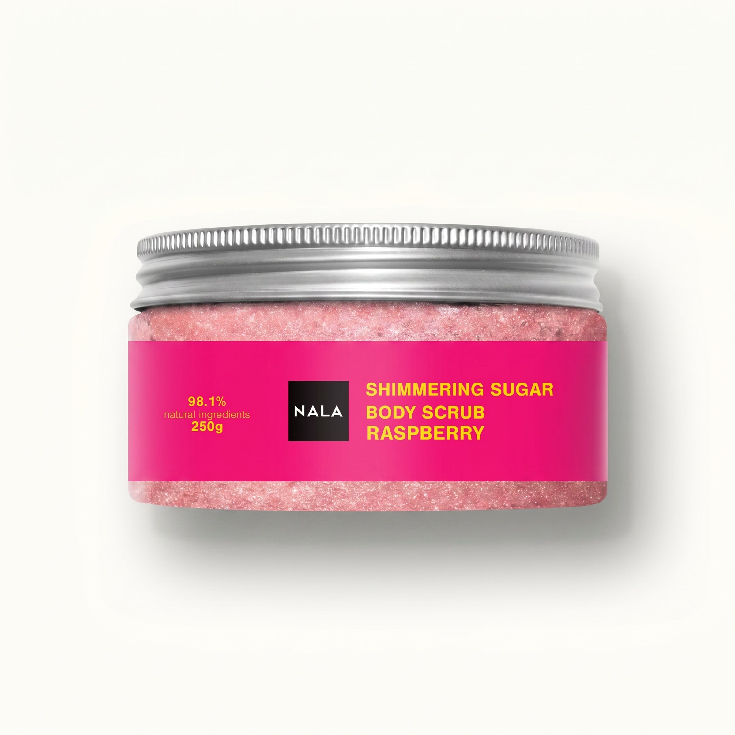Exfoliante de Azúcar Brillante PINK - Frambuesa