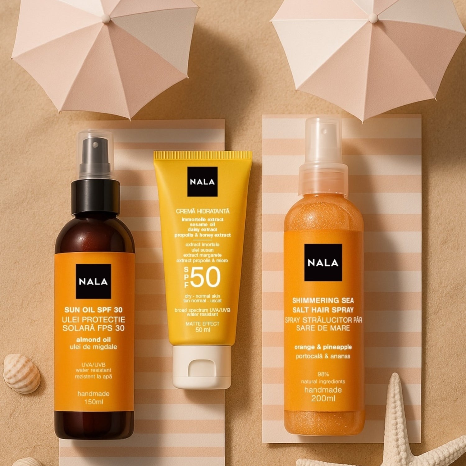 Spray protector solar SPF30 - Extracto de Zanahoria, Aloe Vera y Granada