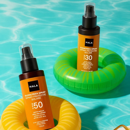 Spray protector solar SPF50 - Extracto de Zanahoria, Aloe Vera y Granada