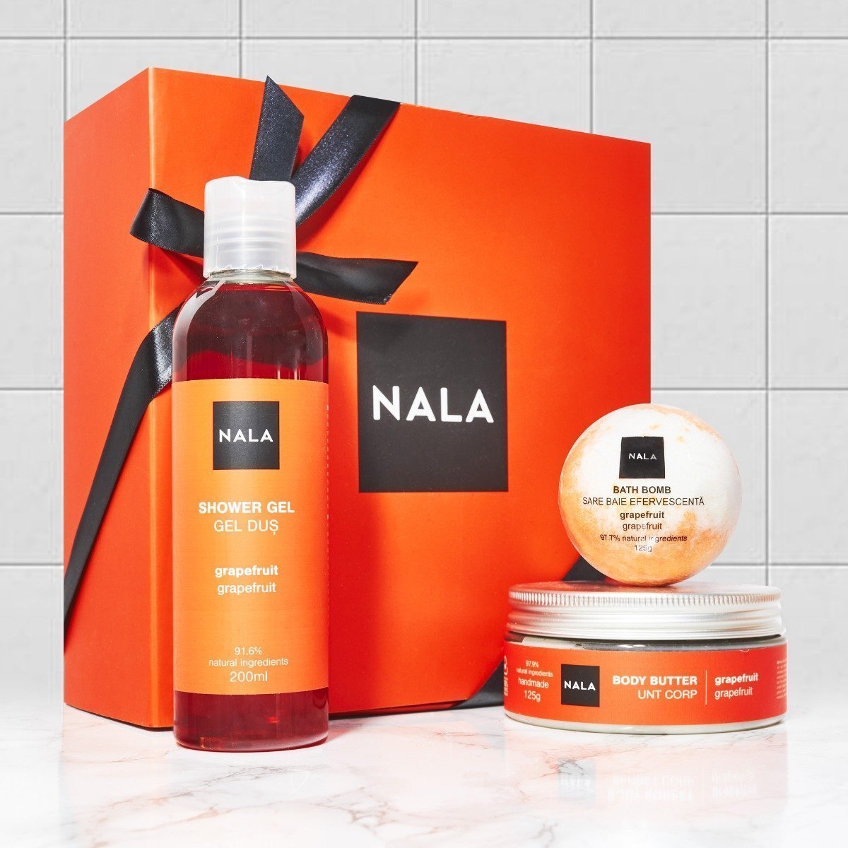 Set de Regalo Baño &amp; Hidratación – Grapefruit (manteca)
