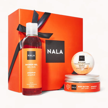 Set de Regalo Baño &amp; Hidratación – Grapefruit (manteca)