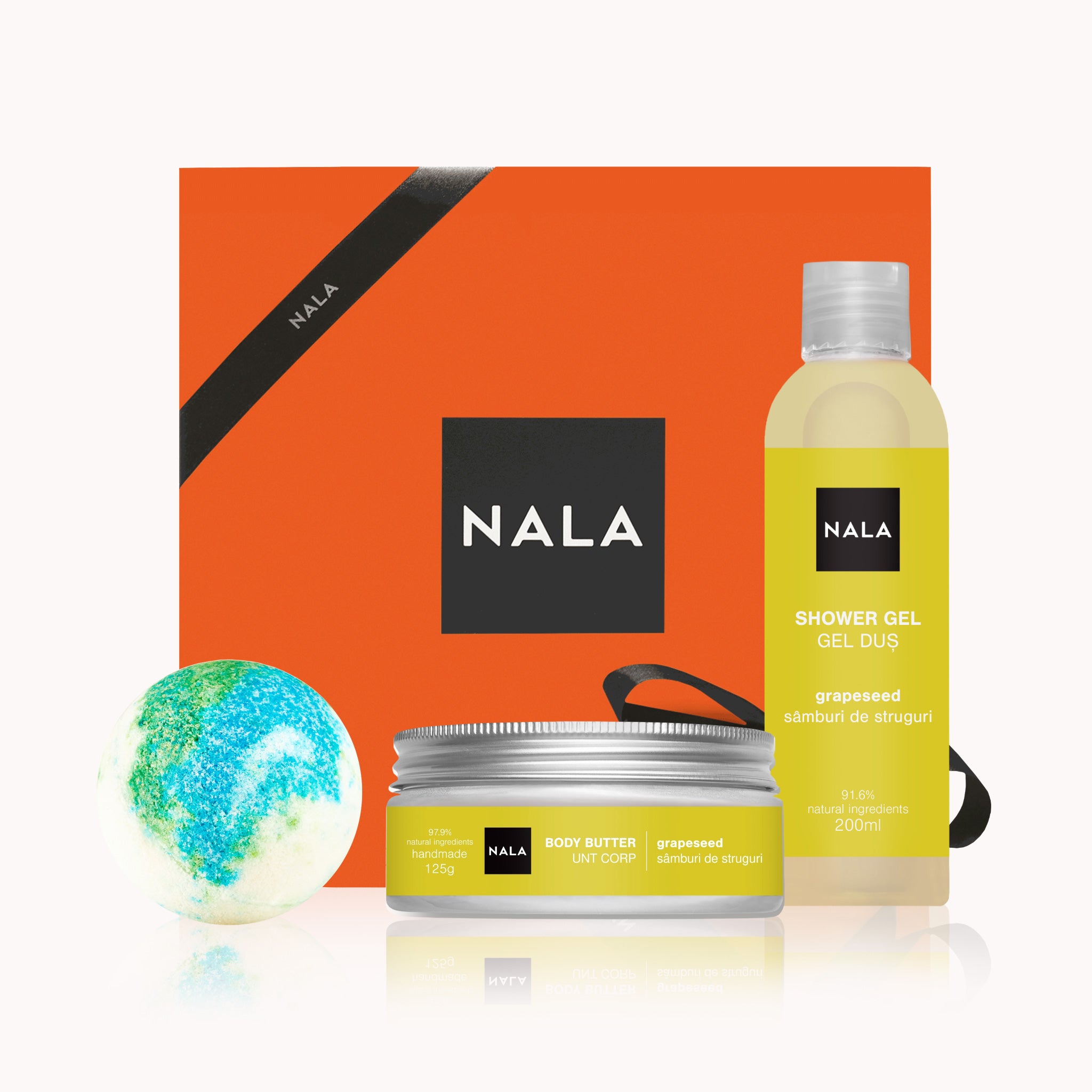 Set de Regalo Baño &amp; Hidratación – Semilla de Uva (manteca)