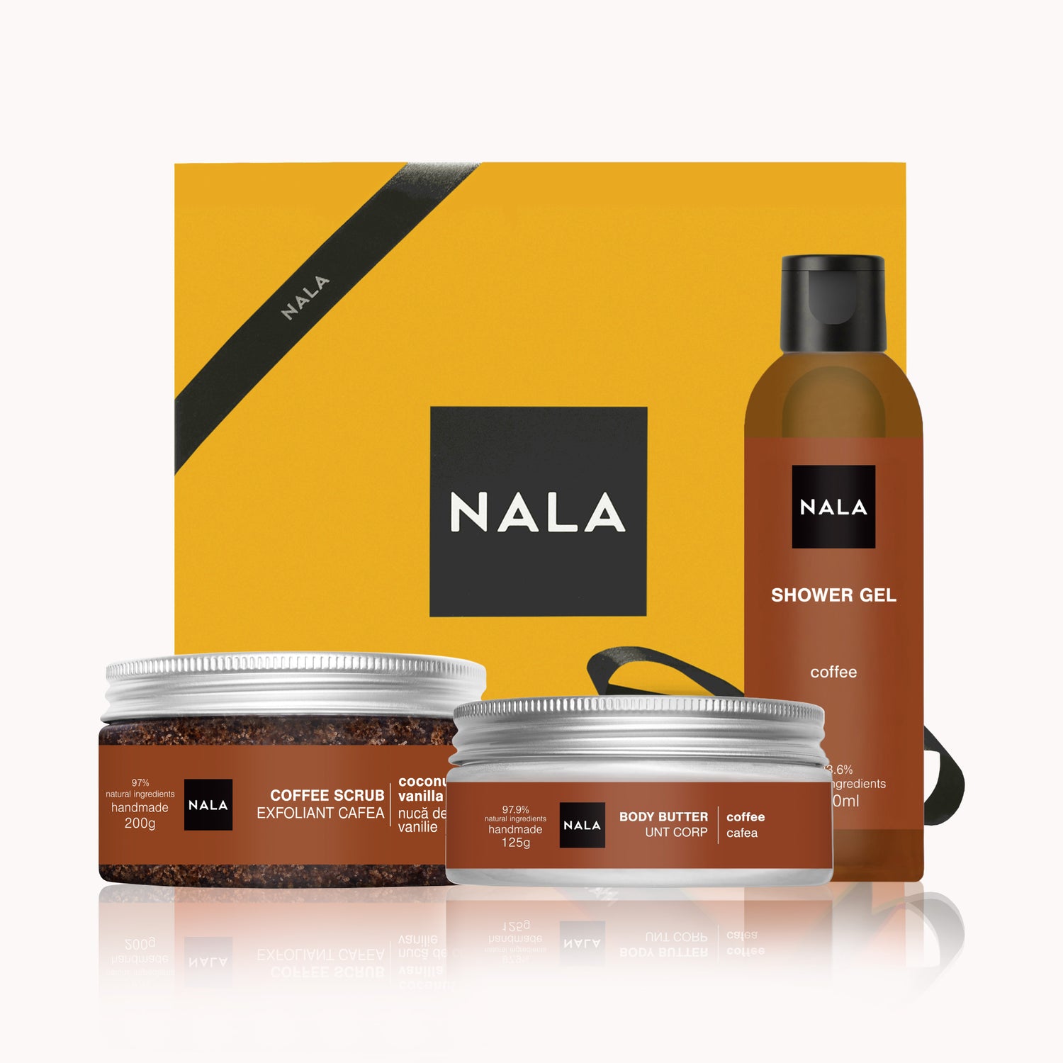 Set Regalo Hidratación y Exfoliación Piel Seca – Café (Manteca)