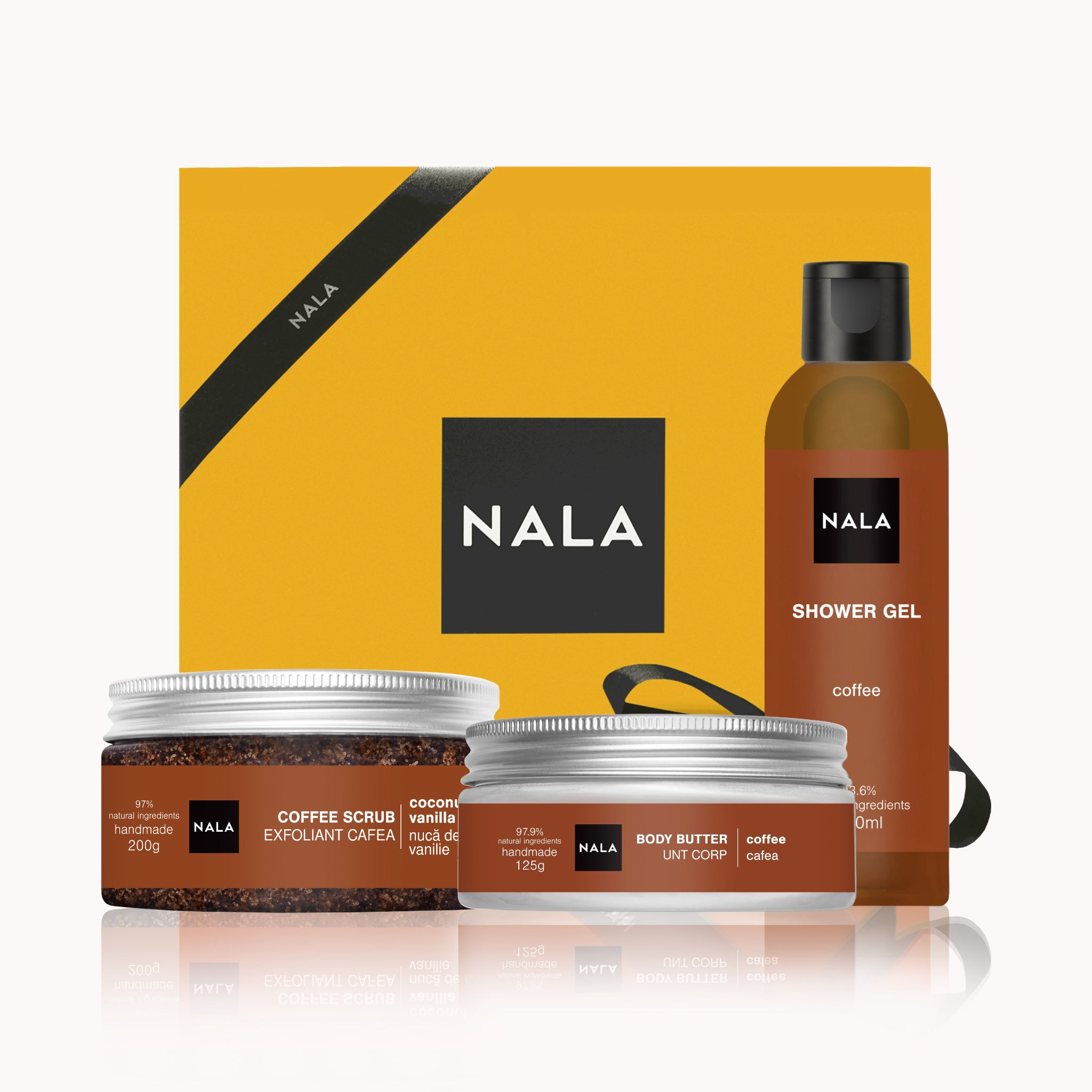 Set Regalo Hidratación y Exfoliación Piel Seca – Café (Manteca)