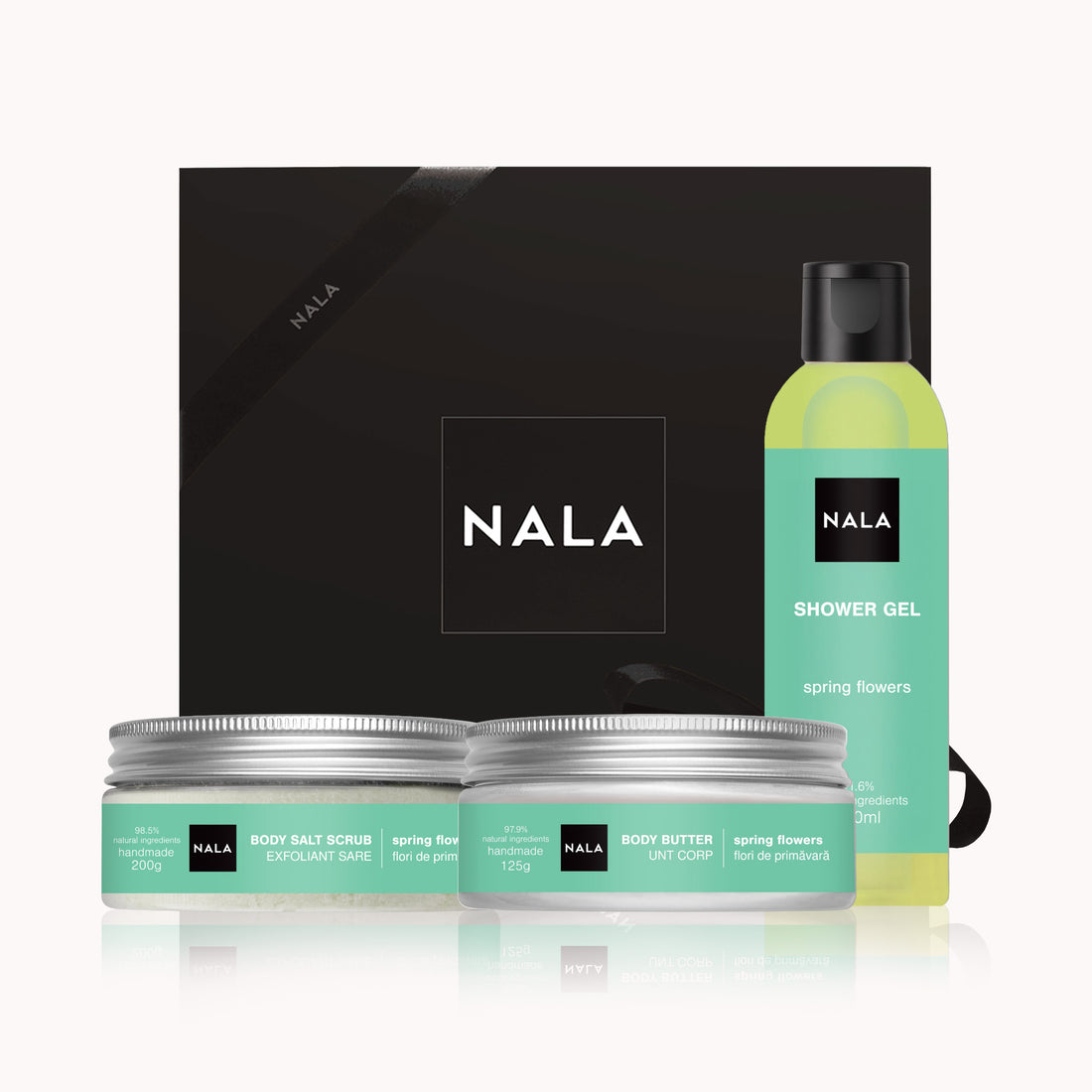 Set Regalo Hidratación y Exfoliación Piel Seca – Flores de Primavera (Manteca)