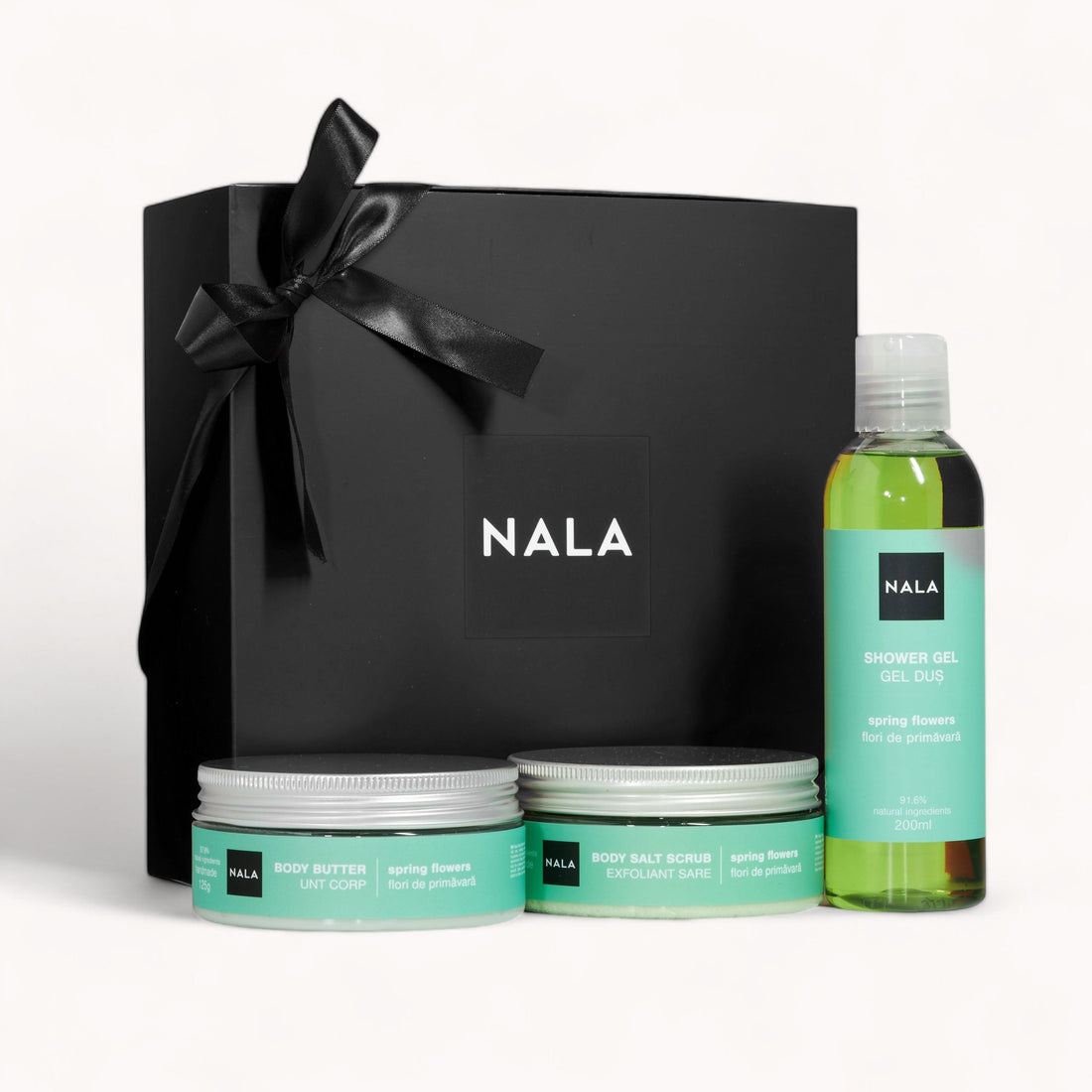 Set Regalo Hidratación y Exfoliación Piel Seca – Flores de Primavera (Manteca)