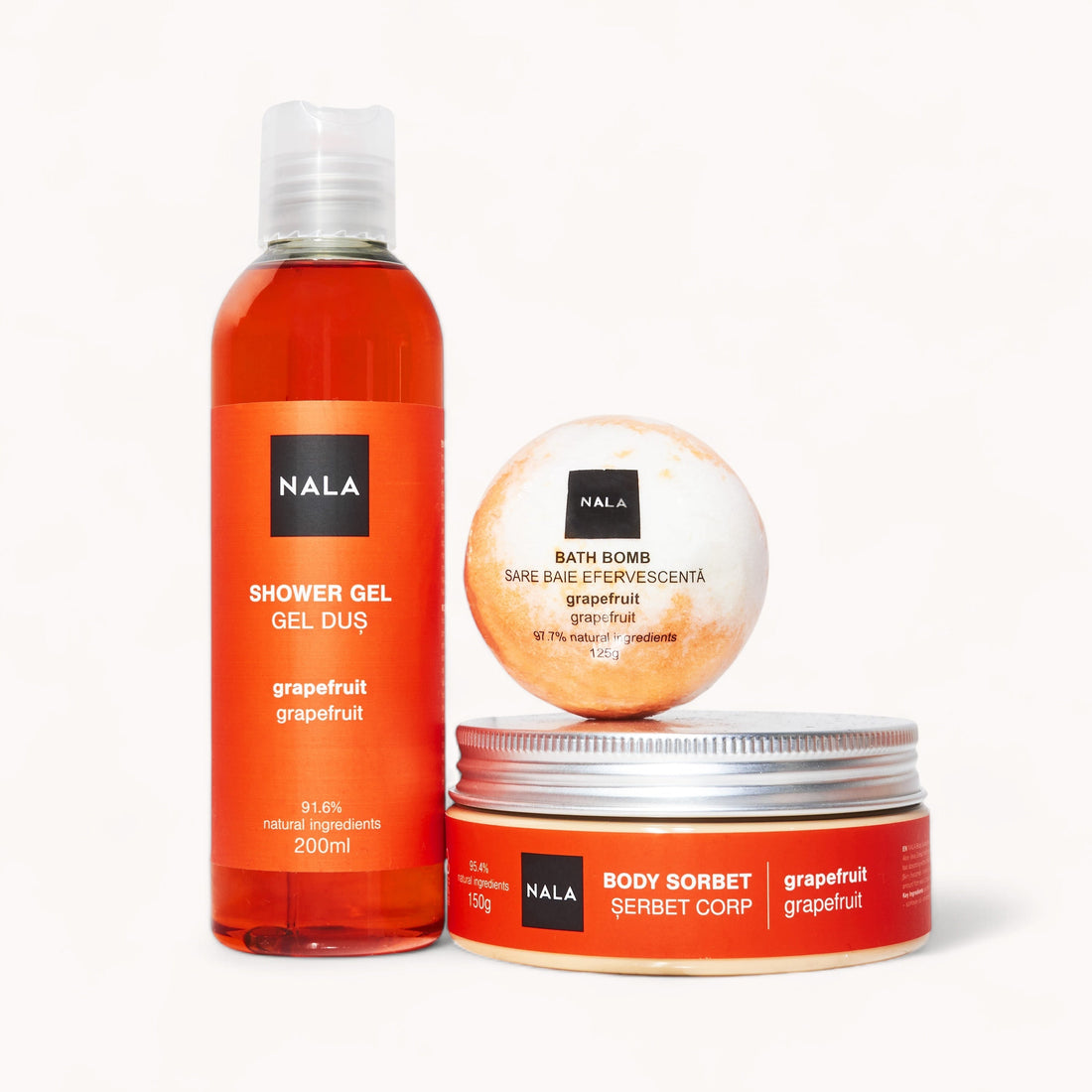 Set de Regalo Baño &amp; Hidratación – Grapefruit (Sorbete)