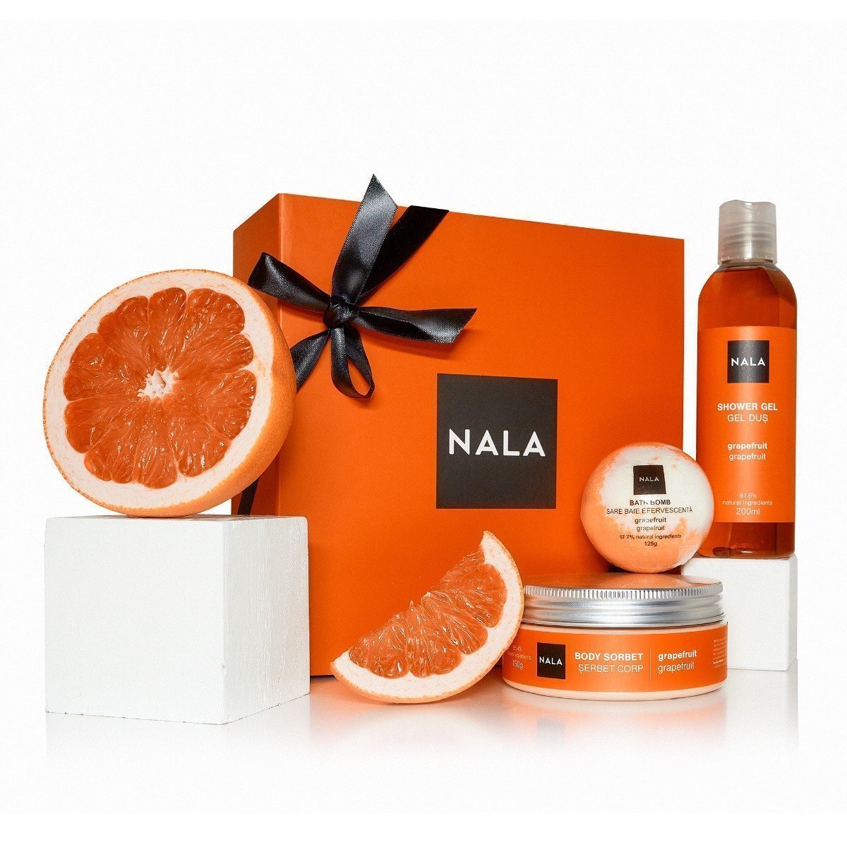 Set de Regalo Baño &amp; Hidratación – Grapefruit (Sorbete)