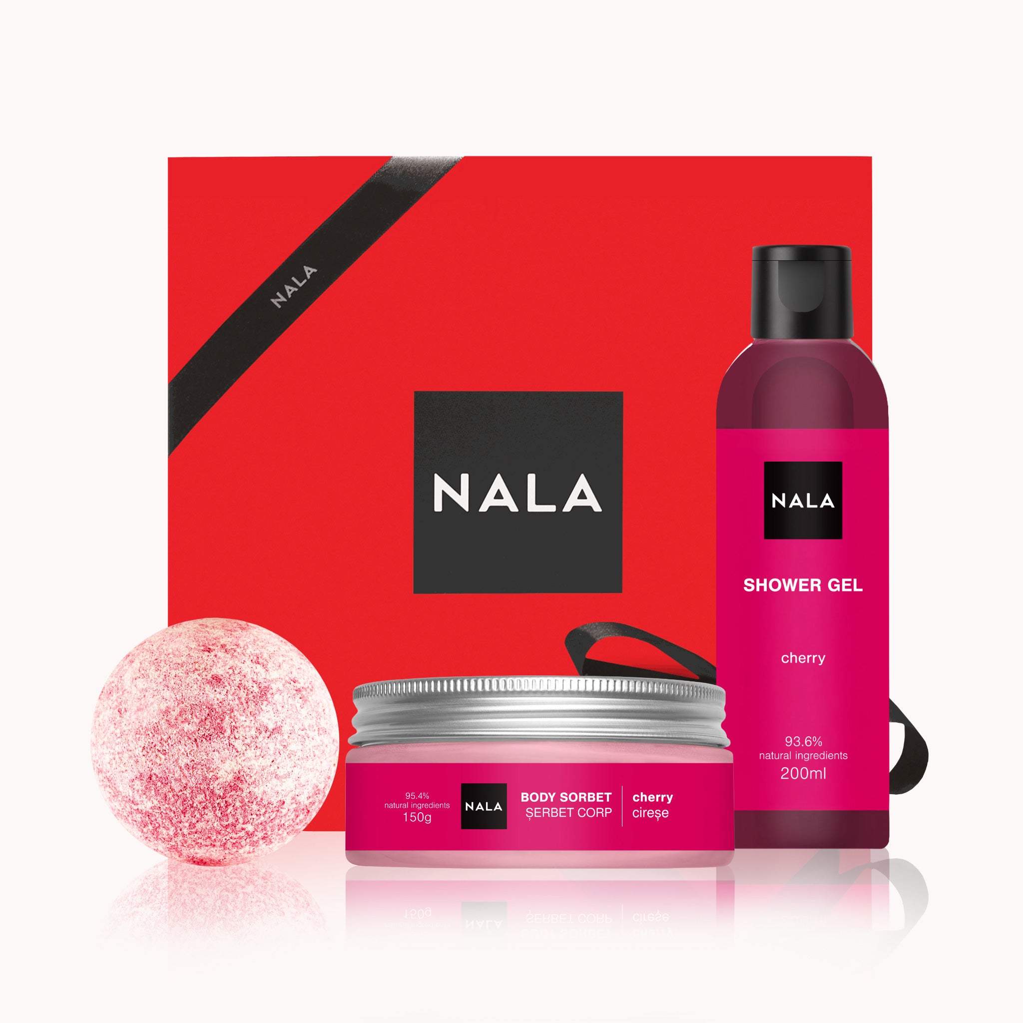 Set de REGALO Baño &amp; Hidratación - Cereza (Sorbete)