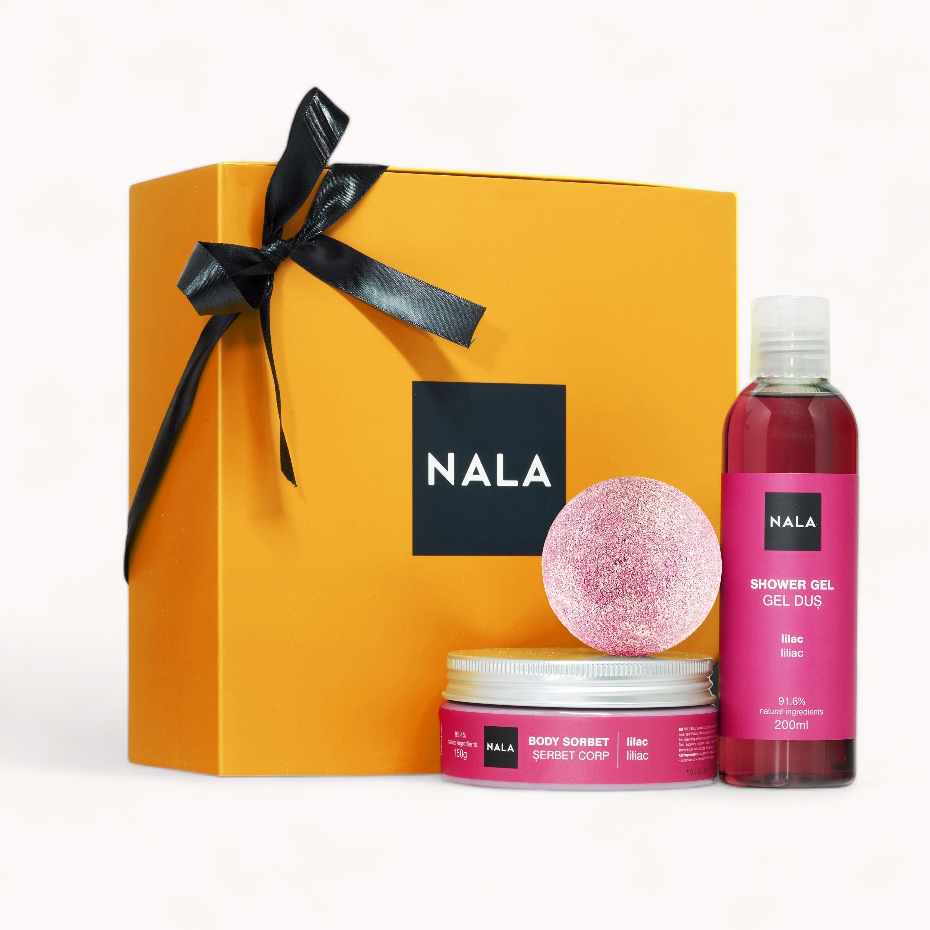 Set de Regalo Baño &amp; Hidratación – Lila (sorbete)