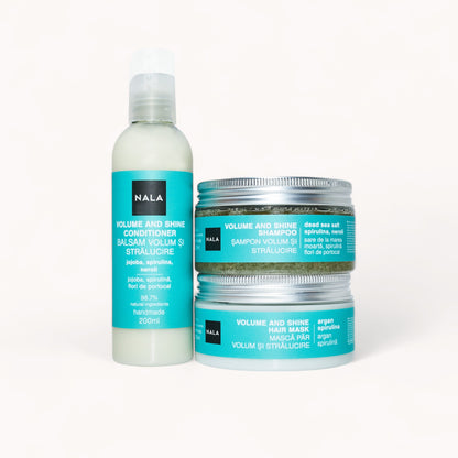 Set de Tratamiento Capilar para Cabello Fino - Volumen y Brillo