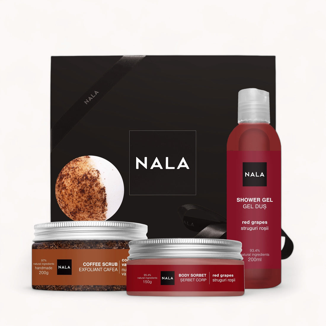 Set REGALO Exfoliación e Hidratación - Uvas Rojas (Sorbet)