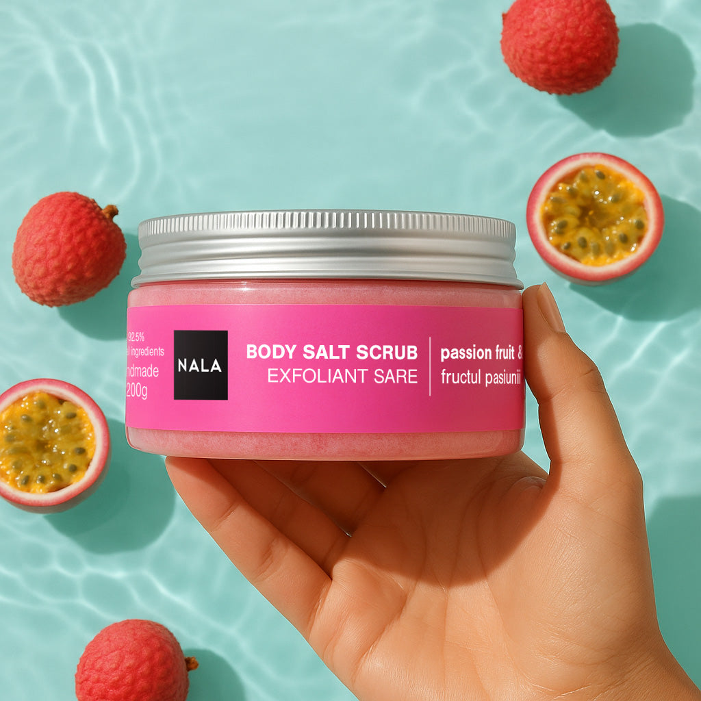 Exfoliante de Sal - Fruta de la Pasión &amp; Litchi