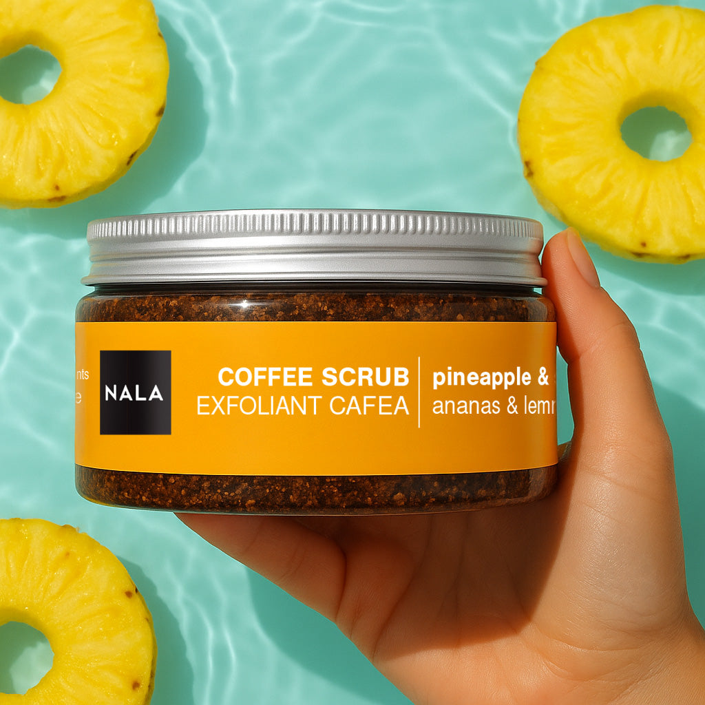 Exfoliante de CAFÉ - Piña &amp; Sándalo