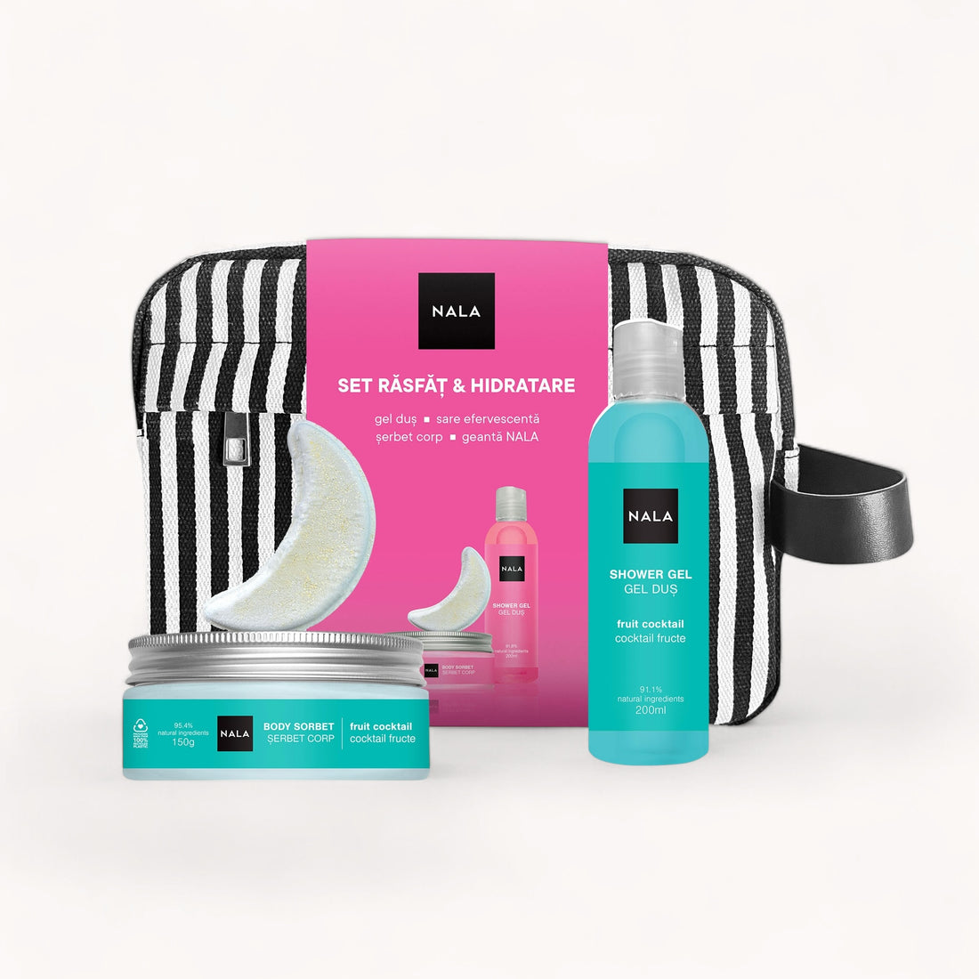 Set de Mimos e Hidratación - Cóctel de Frutas