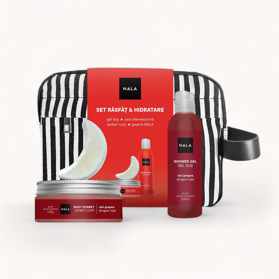 Set de Mimos e Hidratación - Uvas Rojas