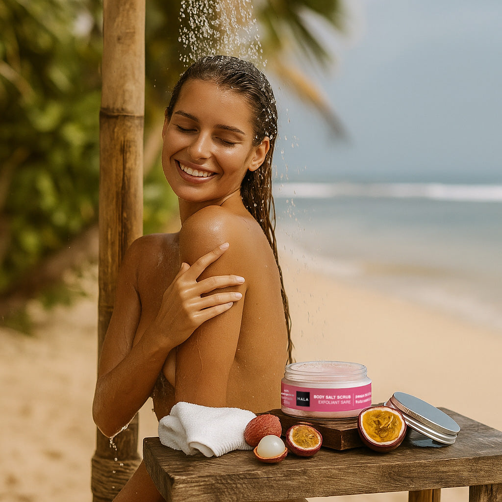 Exfoliante de Sal - Fruta de la Pasión &amp; Litchi