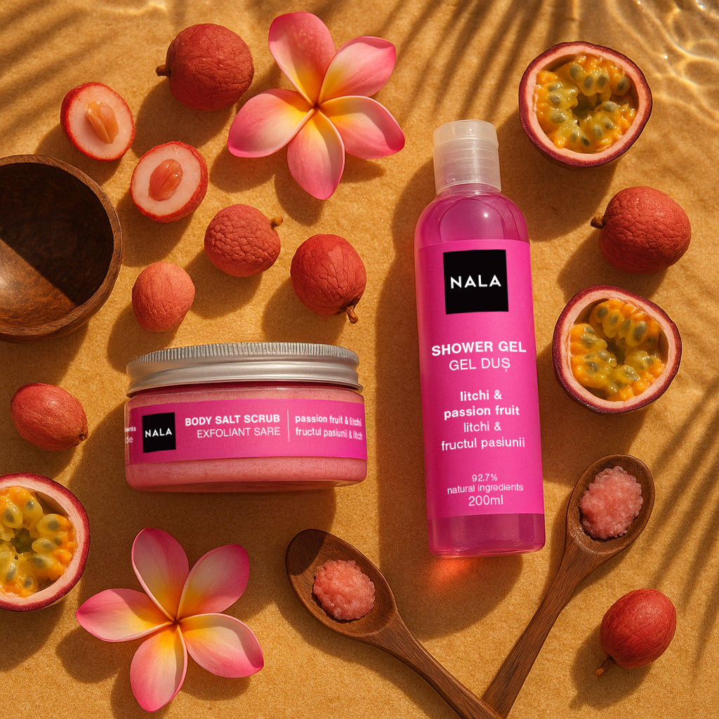 Exfoliante de Sal - Fruta de la Pasión &amp; Litchi