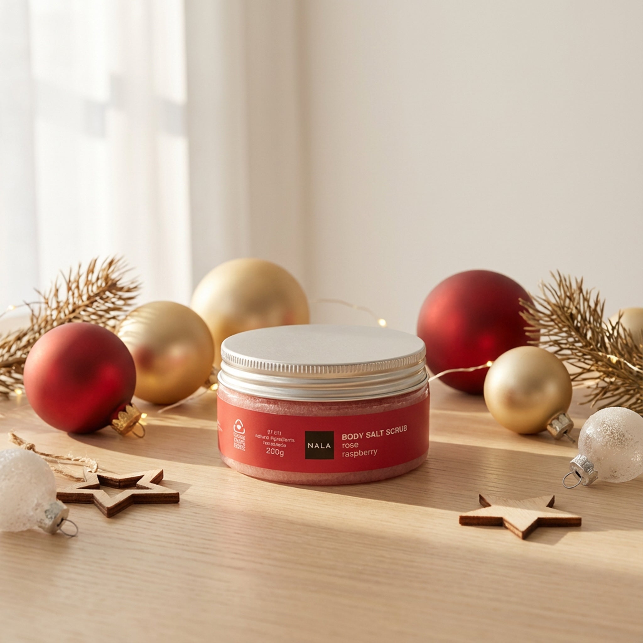 Exfoliante de Sal - Rosa &amp; Frambuesa