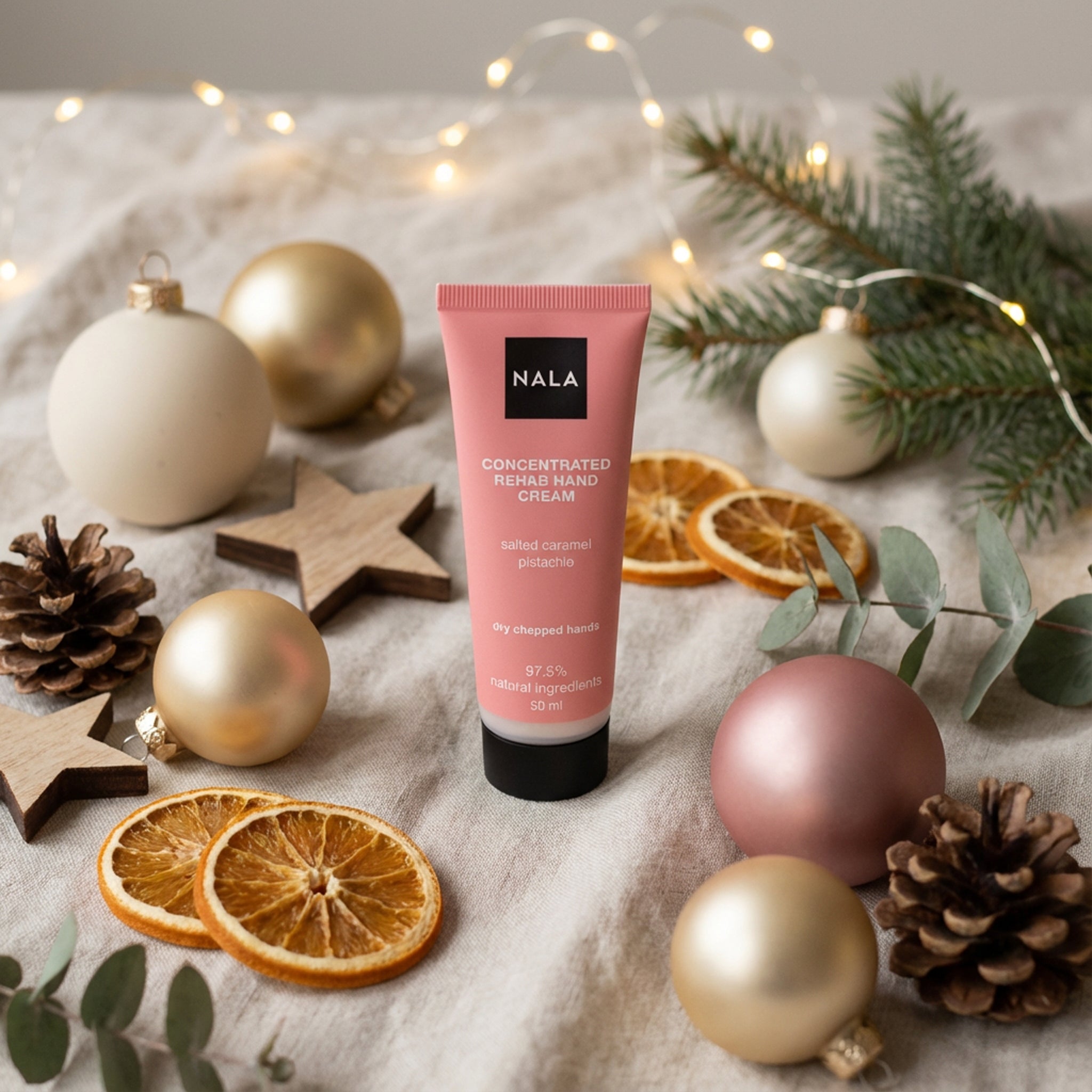 Crema de Manos Concentrada Regeneradora - Caramelo Salado &amp; Pistacho