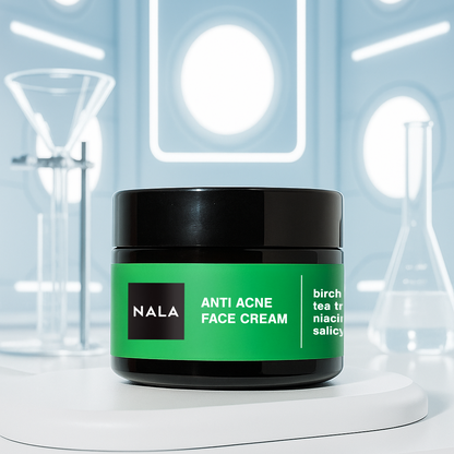 Crema Antiacné – Niacinamida, Ácido Salicílico, Savia de Abedul y Aceite de Árbol de Té