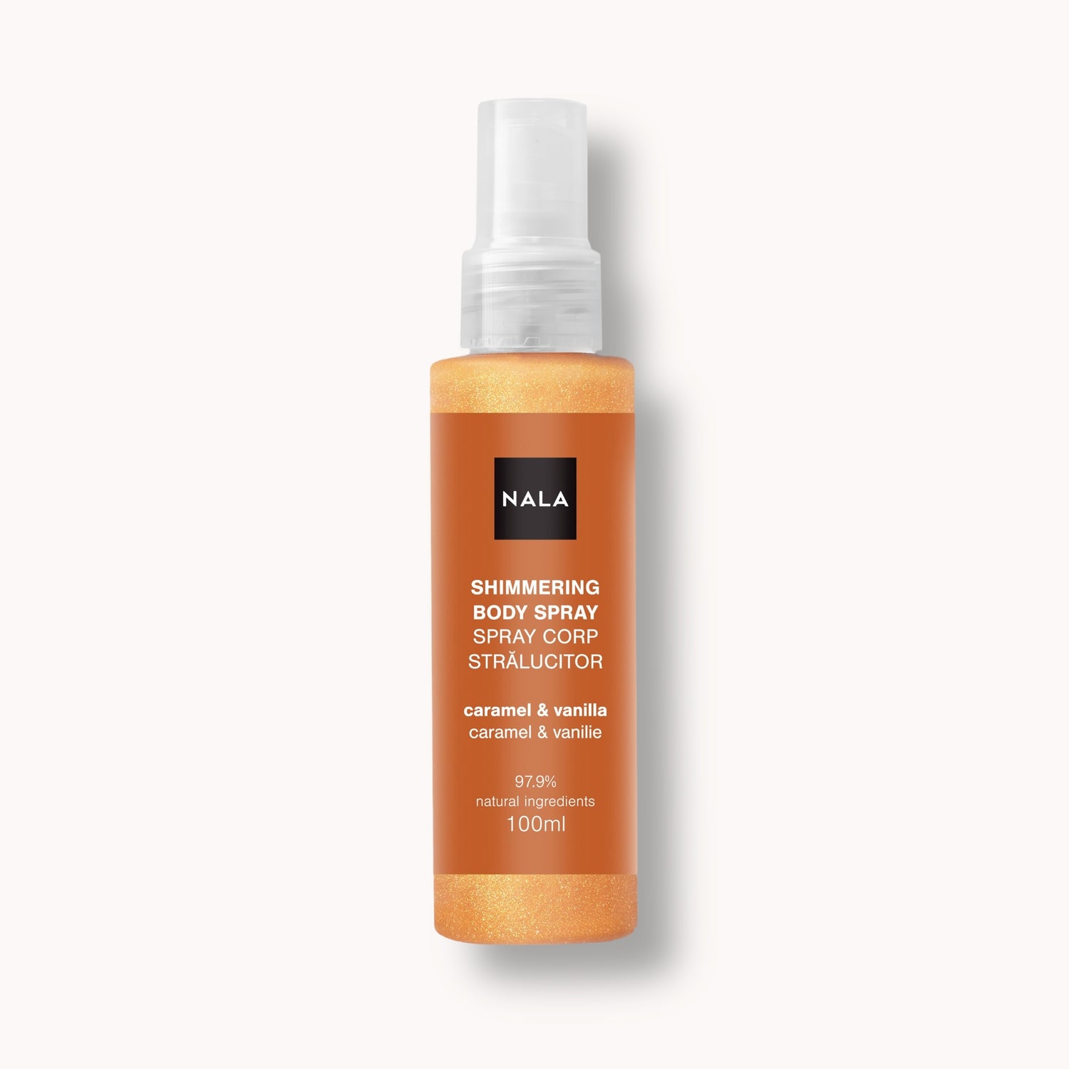 Spray Corporal Luminoso - Caramelo y Vainilla