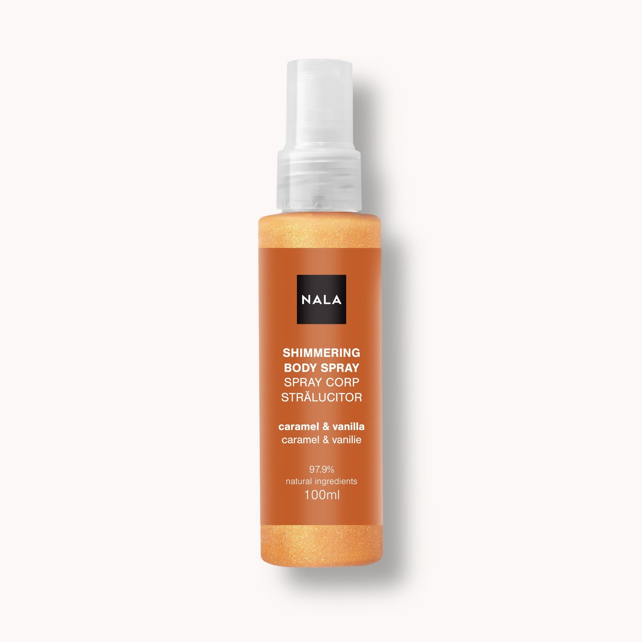 Spray Corporal Luminoso - Caramelo y Vainilla