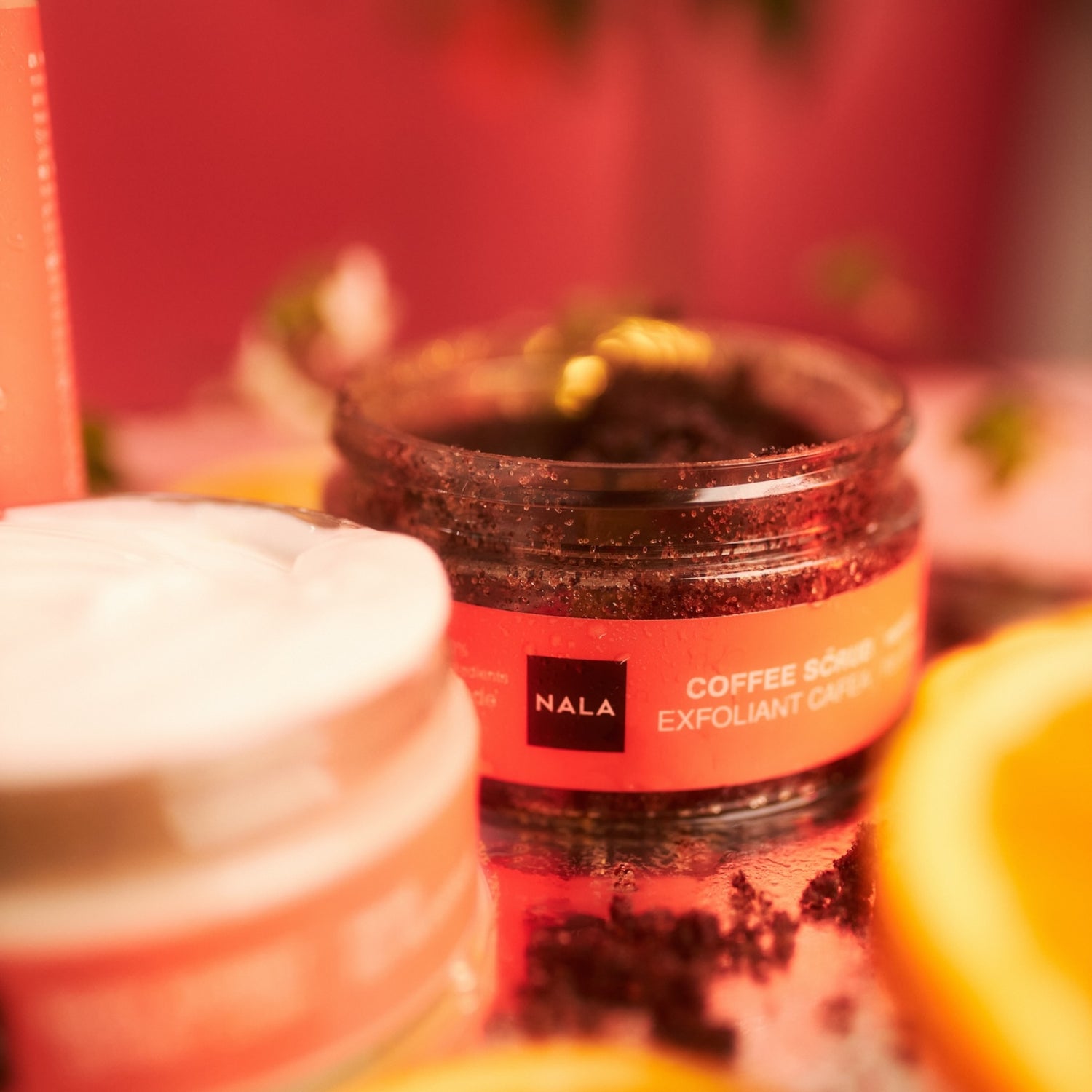 Exfoliante de CAFÉ - Flores de Naranjo