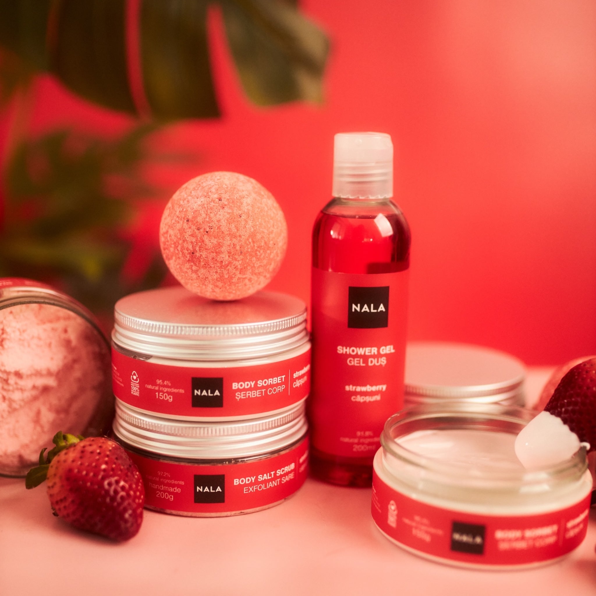 Exfoliante de Sal - Fresas