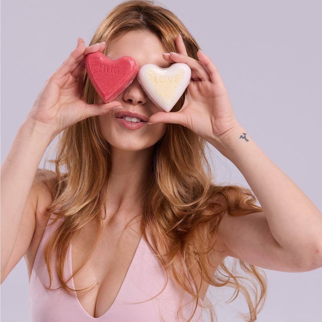Bomba de Baño Efervescente Corazón - Lila - LOVE